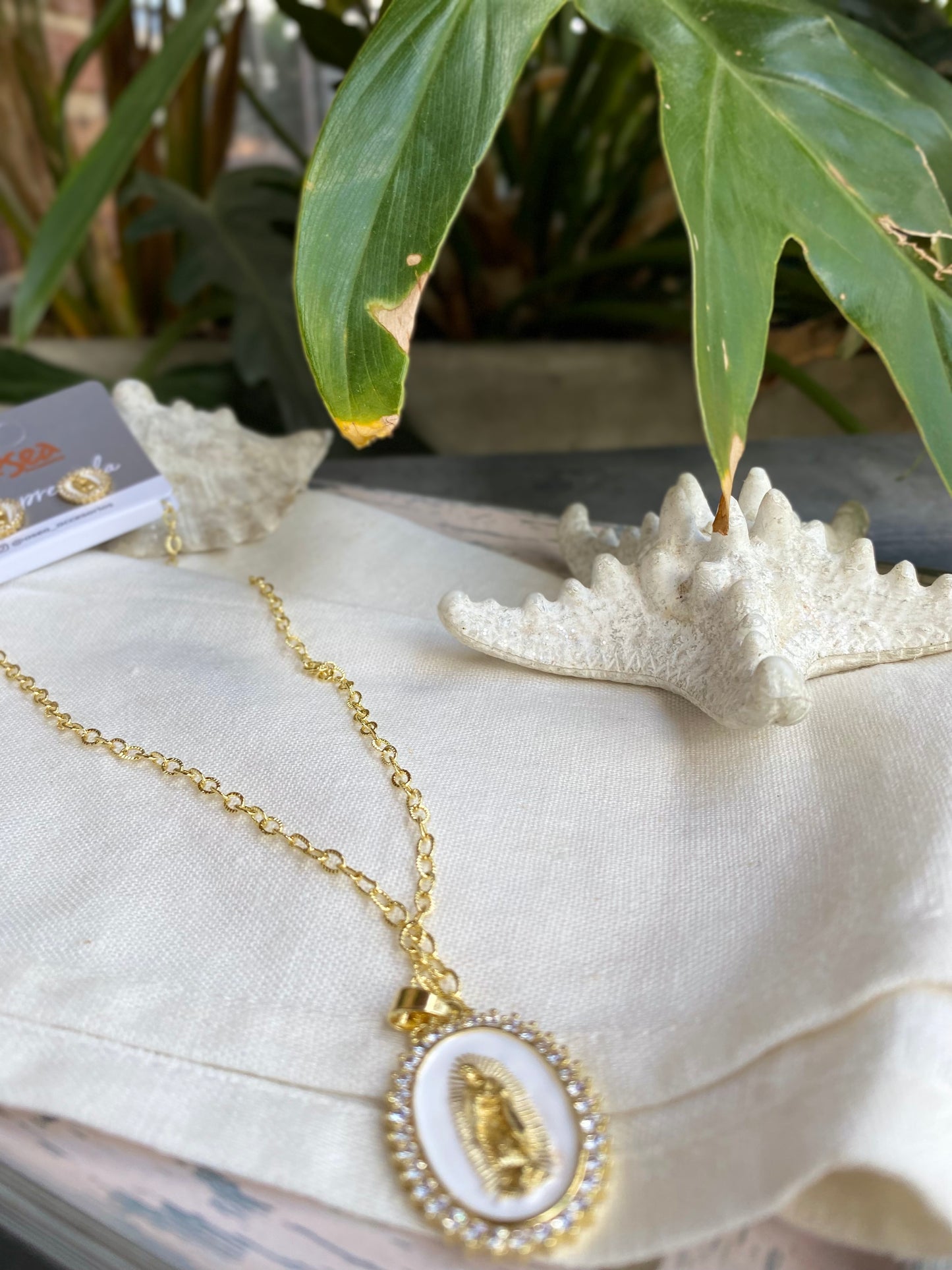 Set cadena y topos Virgen de Guadalupe