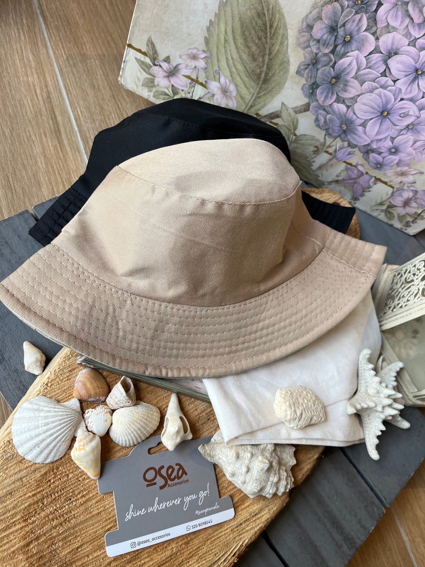 Gorro pescador o Bucket hat en dril