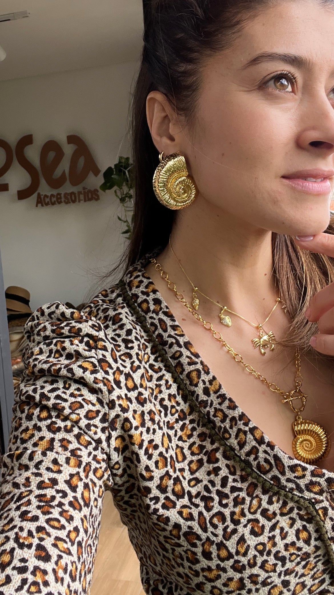 Arete grande en topo con forma de caracol