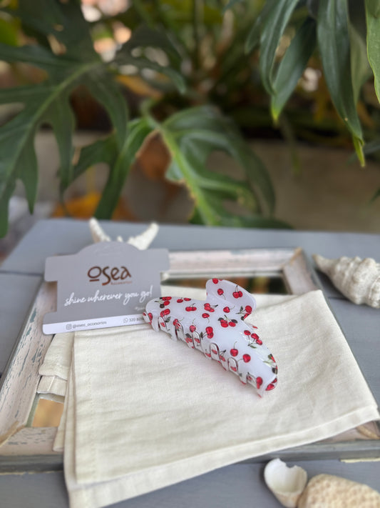 Caimán en pasta completo estampado cerezas