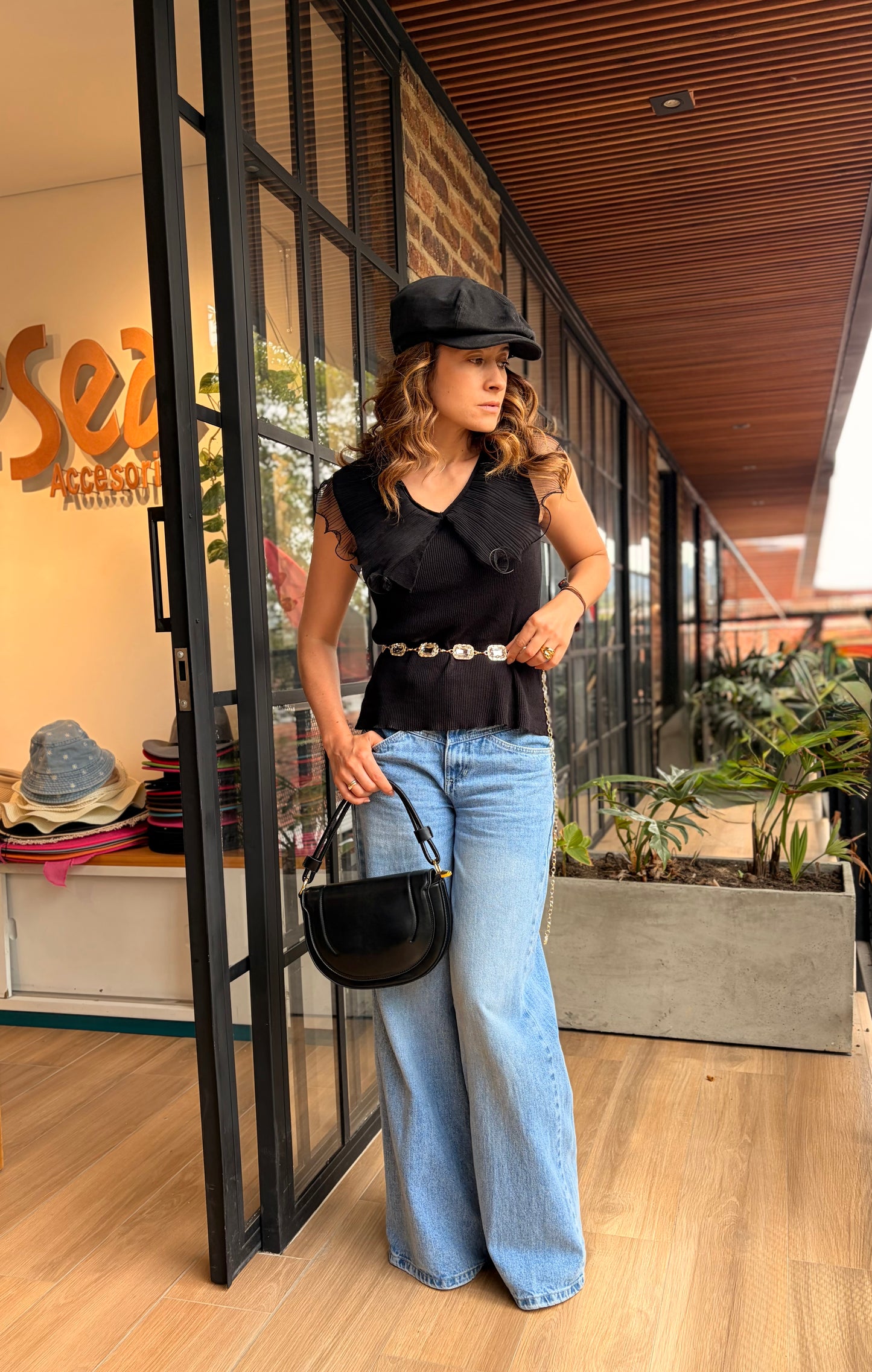 correa cadena piedra cristal