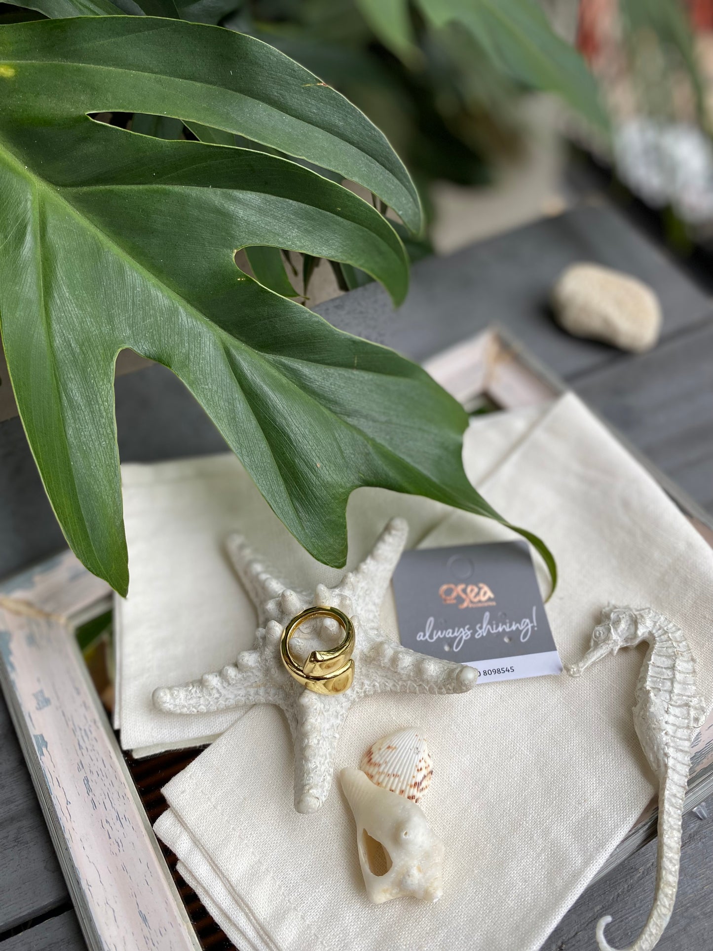 Anillo rodinado cruzado