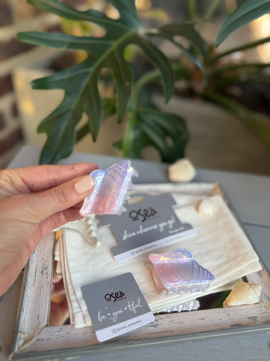 Caimán caracol en nácar