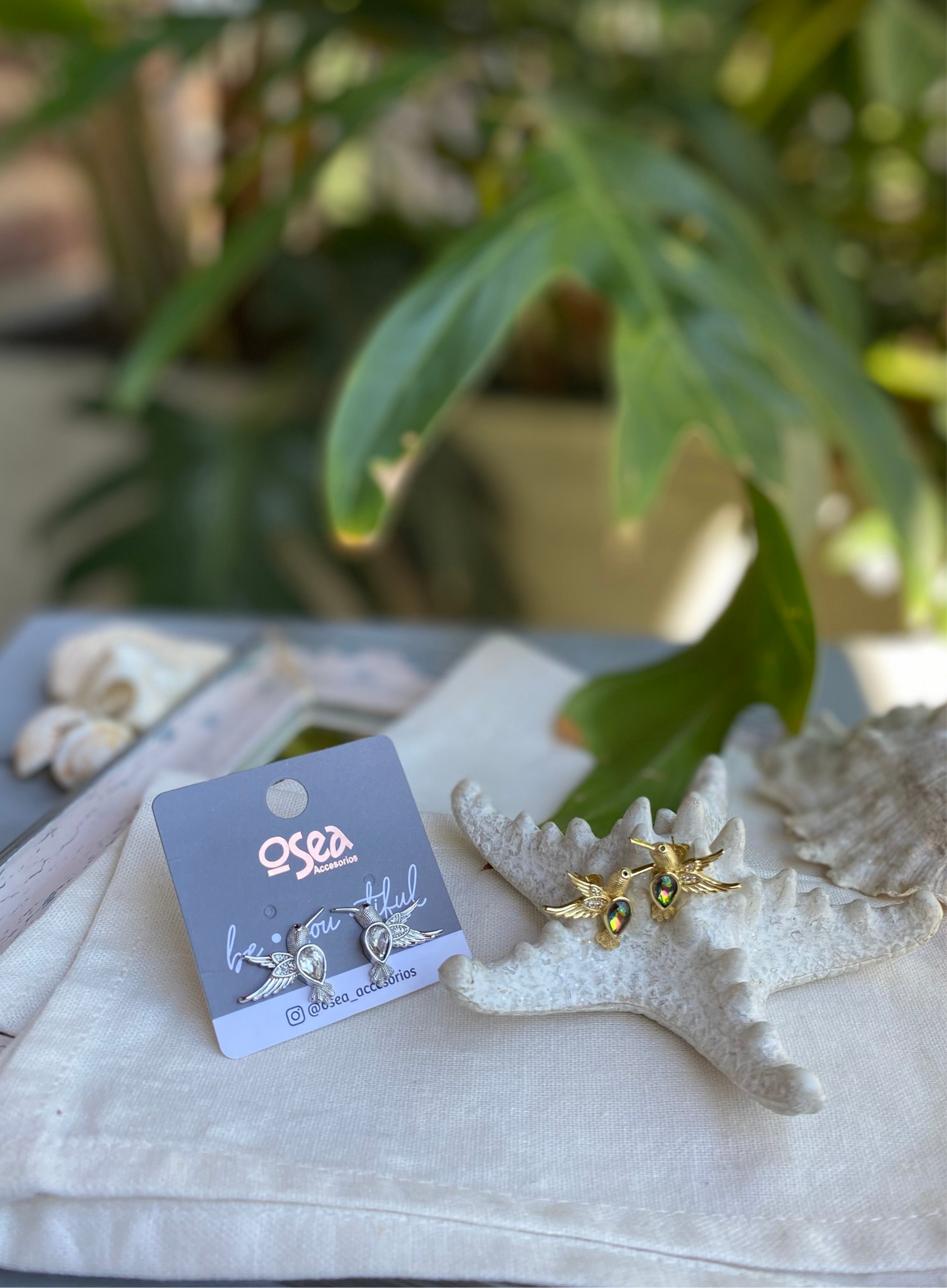 Topos rodinados de colibrí con piedras