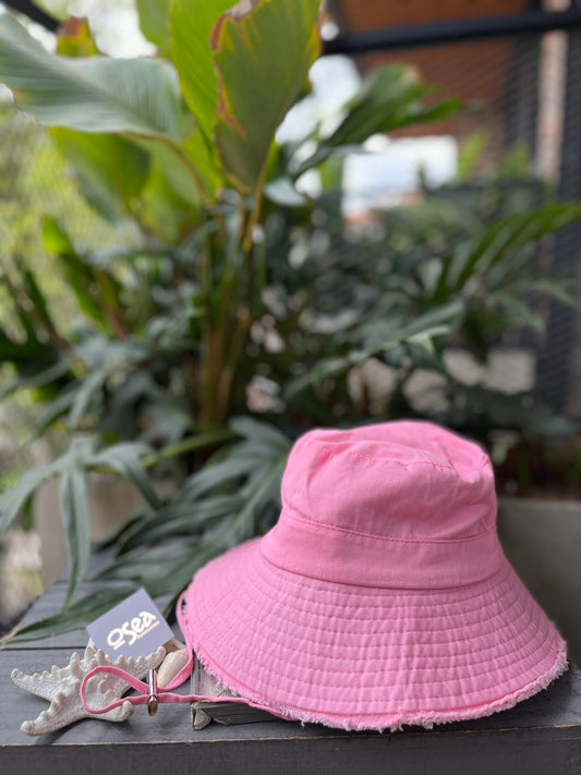 Gorro Bucket hat en dril fondo entero