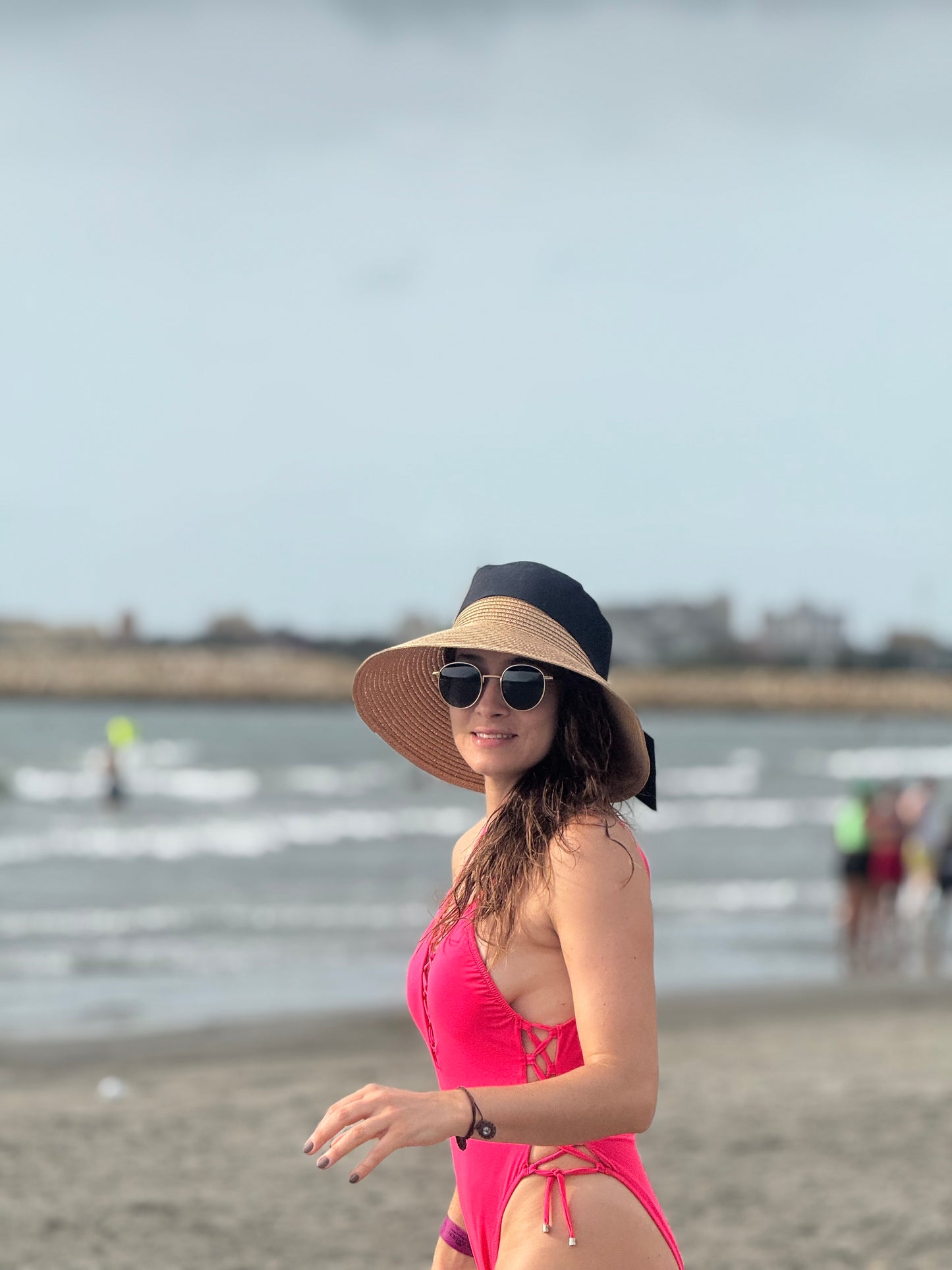 Sombrero cinta tonos tierra