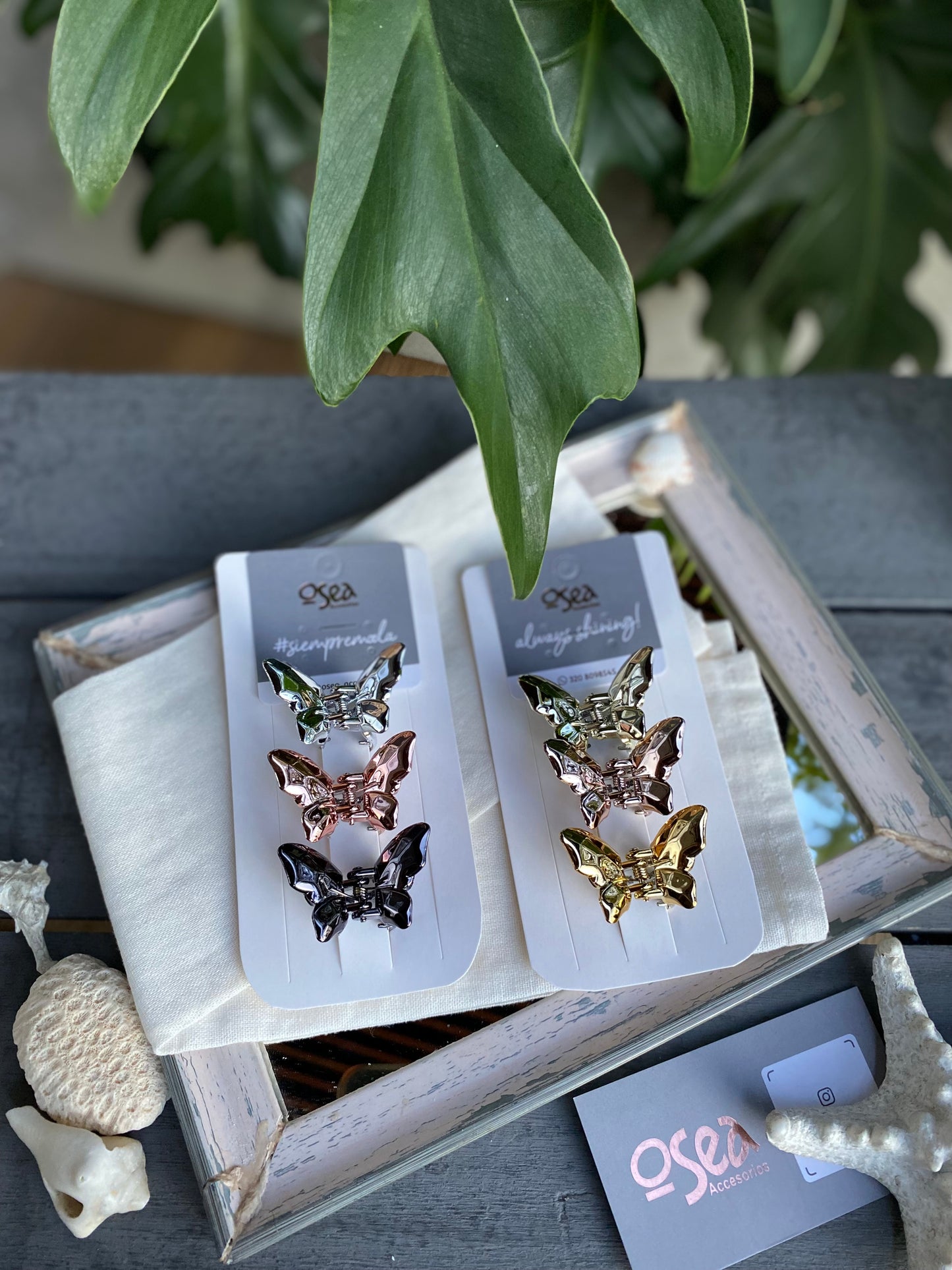 Set de caimanes medianos metalizados x3