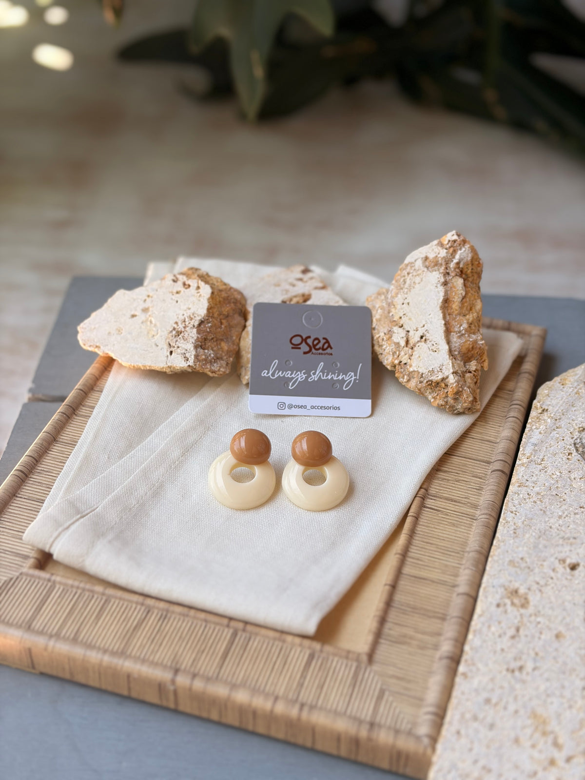 Topos circulares en resina pastel