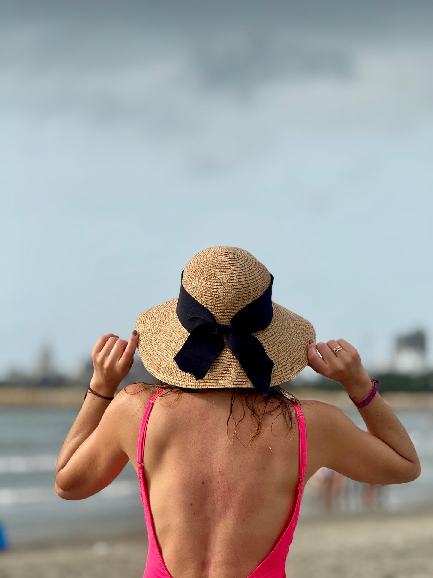 Sombrero cinta tonos tierra