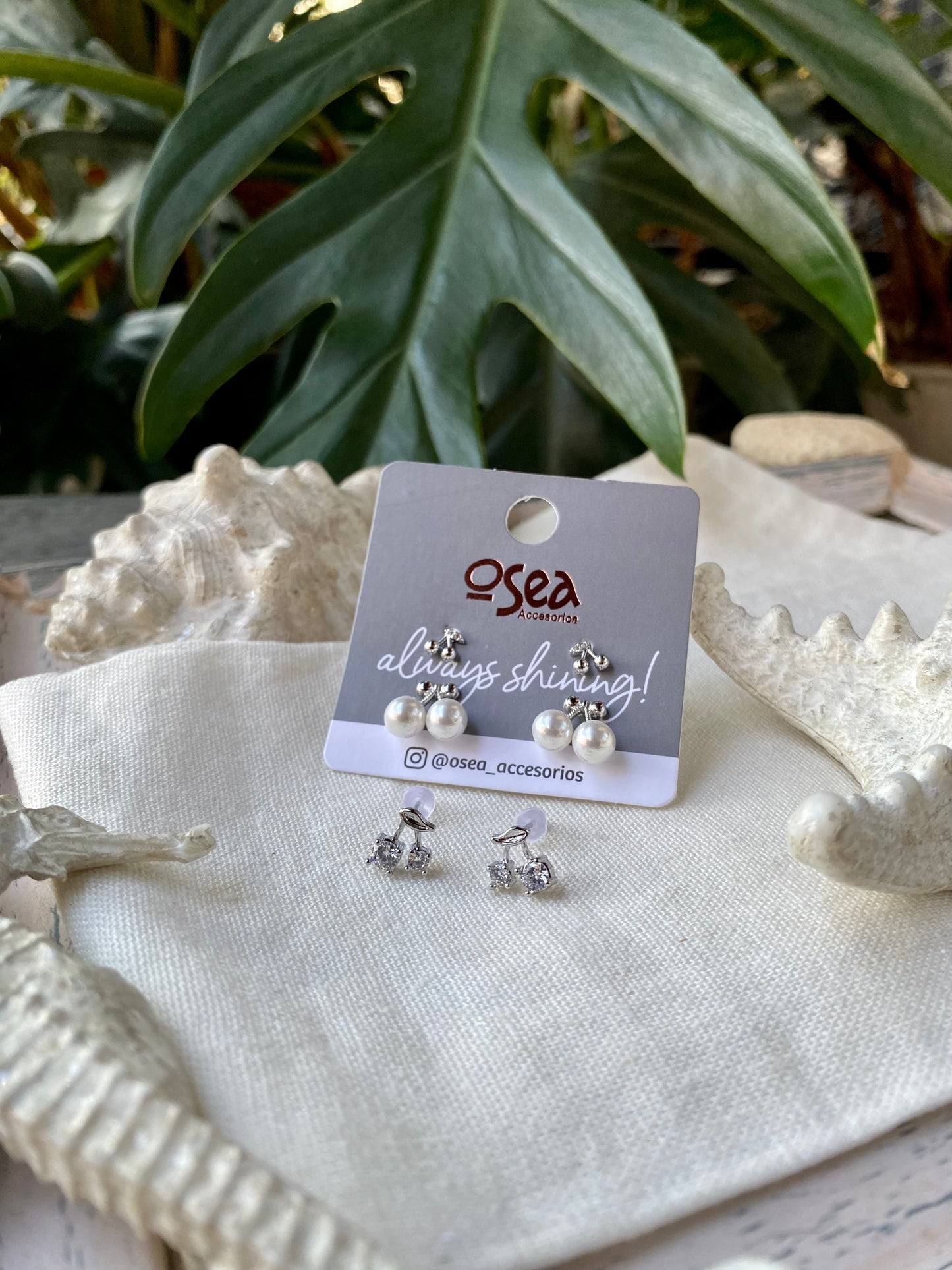 Set de topos rodinados cerezas y fresas