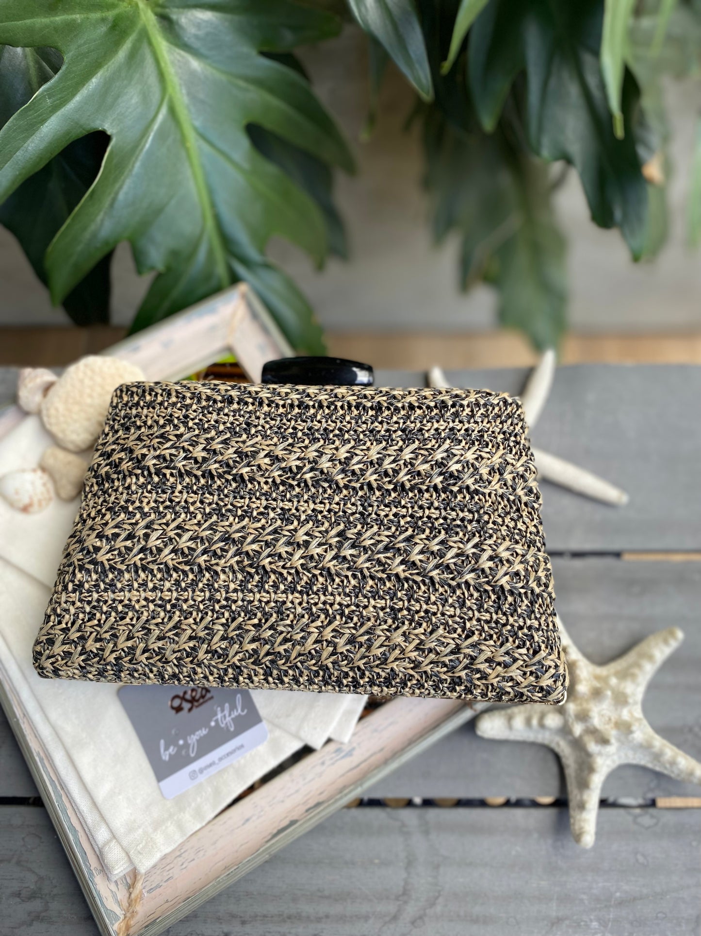 Cartera - bolso de fiesta tejido