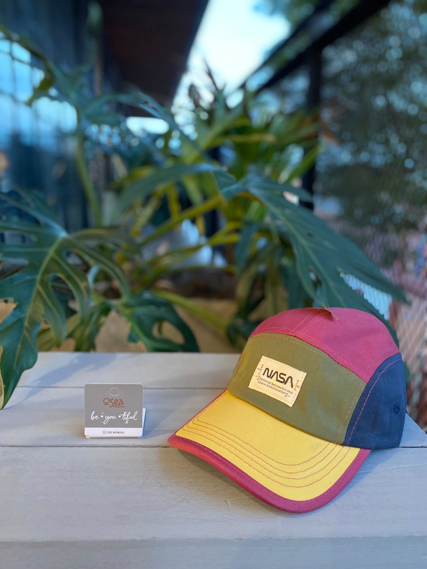 Gorra nasa combinada en drill