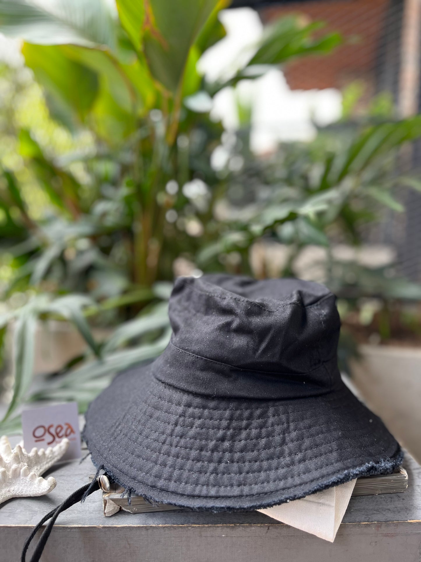 Gorro Bucket hat en dril fondo entero