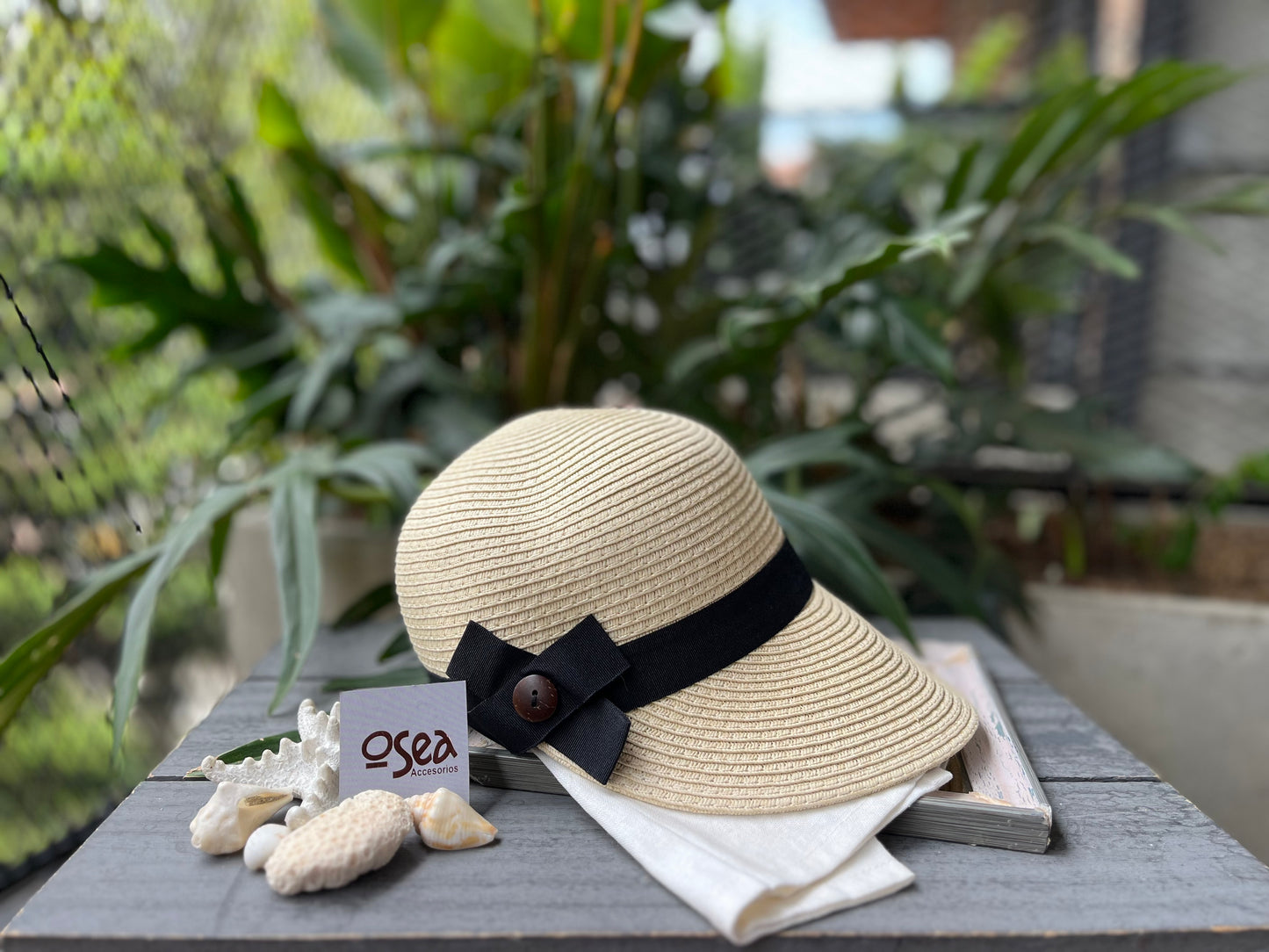 Gorra playera en fique sintético