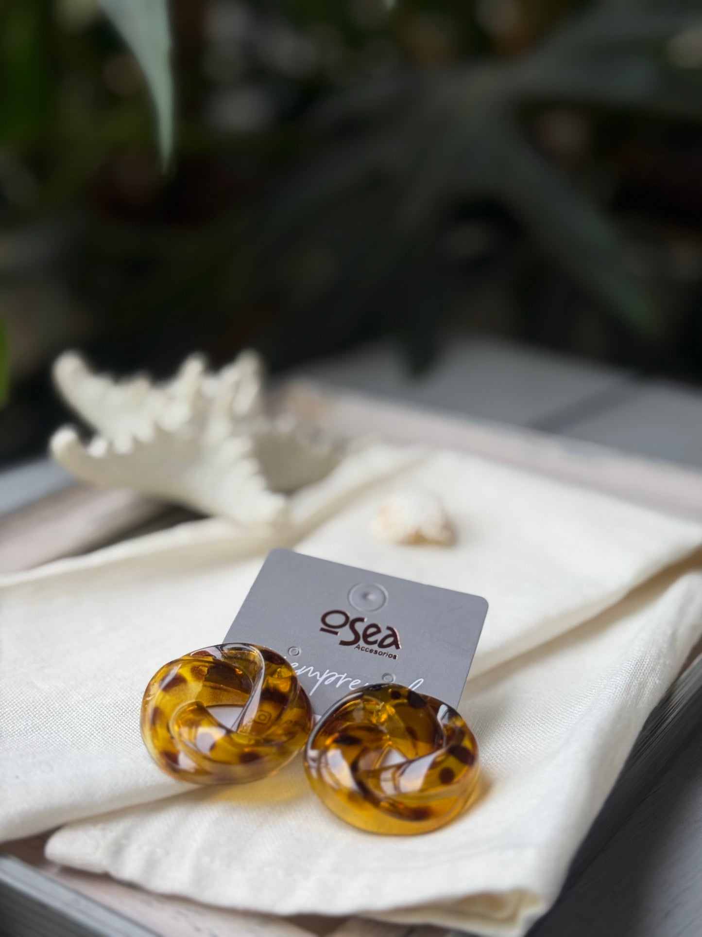 Earcuff en animal print
