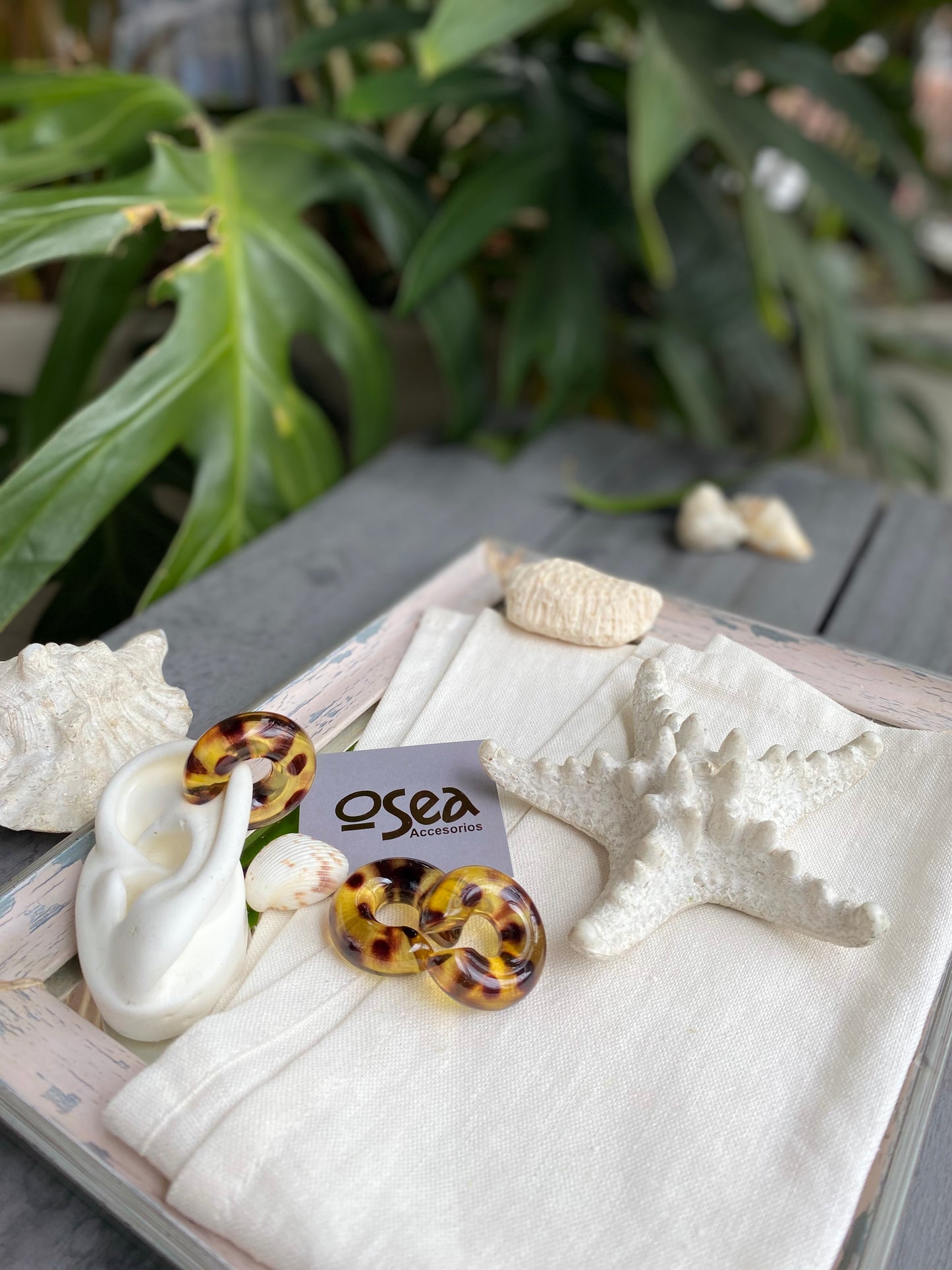 Earcuff en animal print