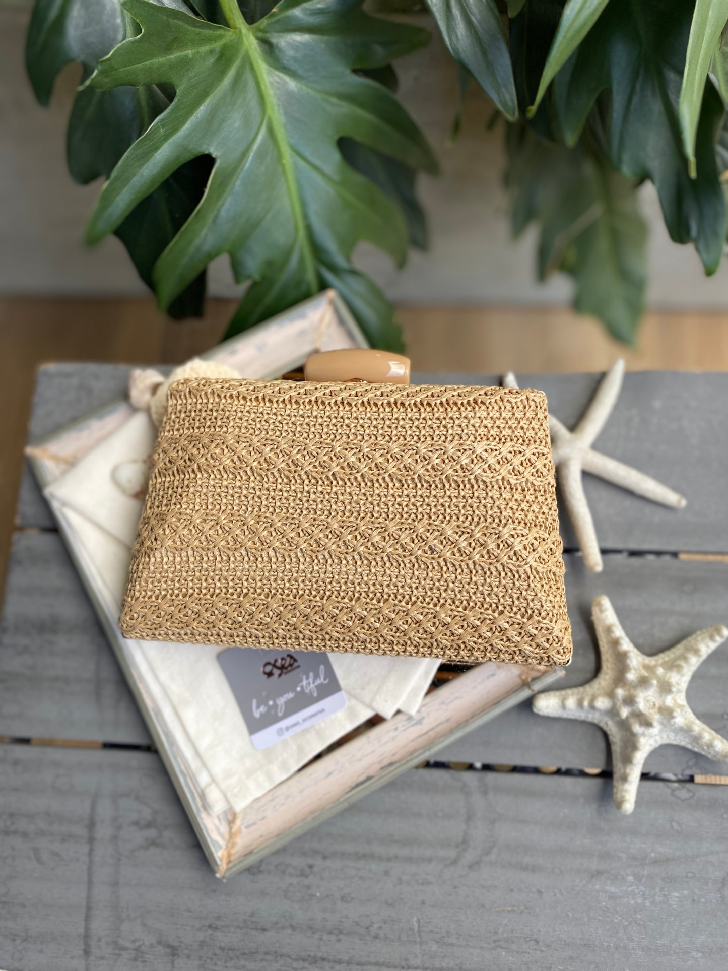 Cartera - bolso de fiesta tejido