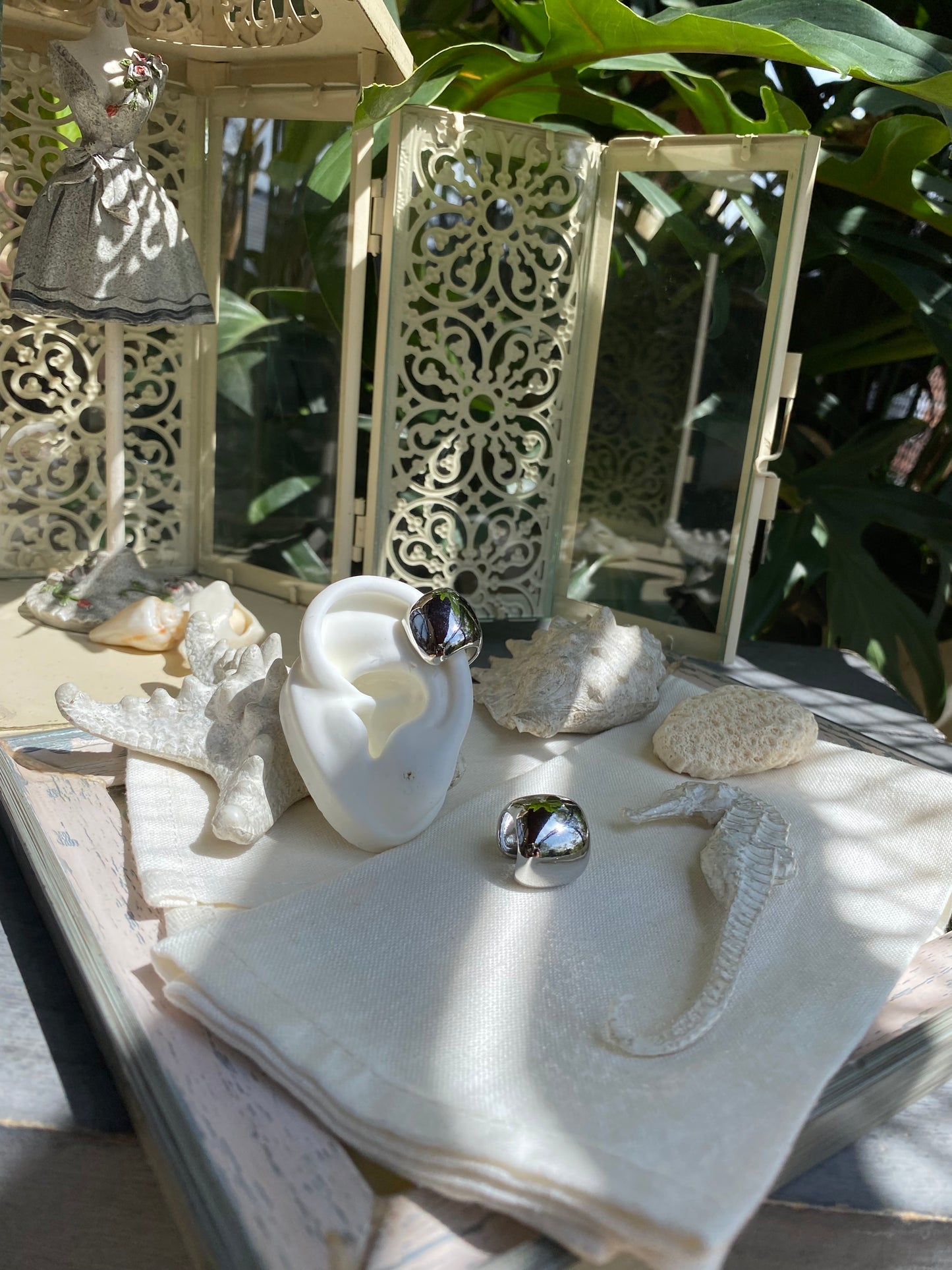 Earcuff liso rodinado grande