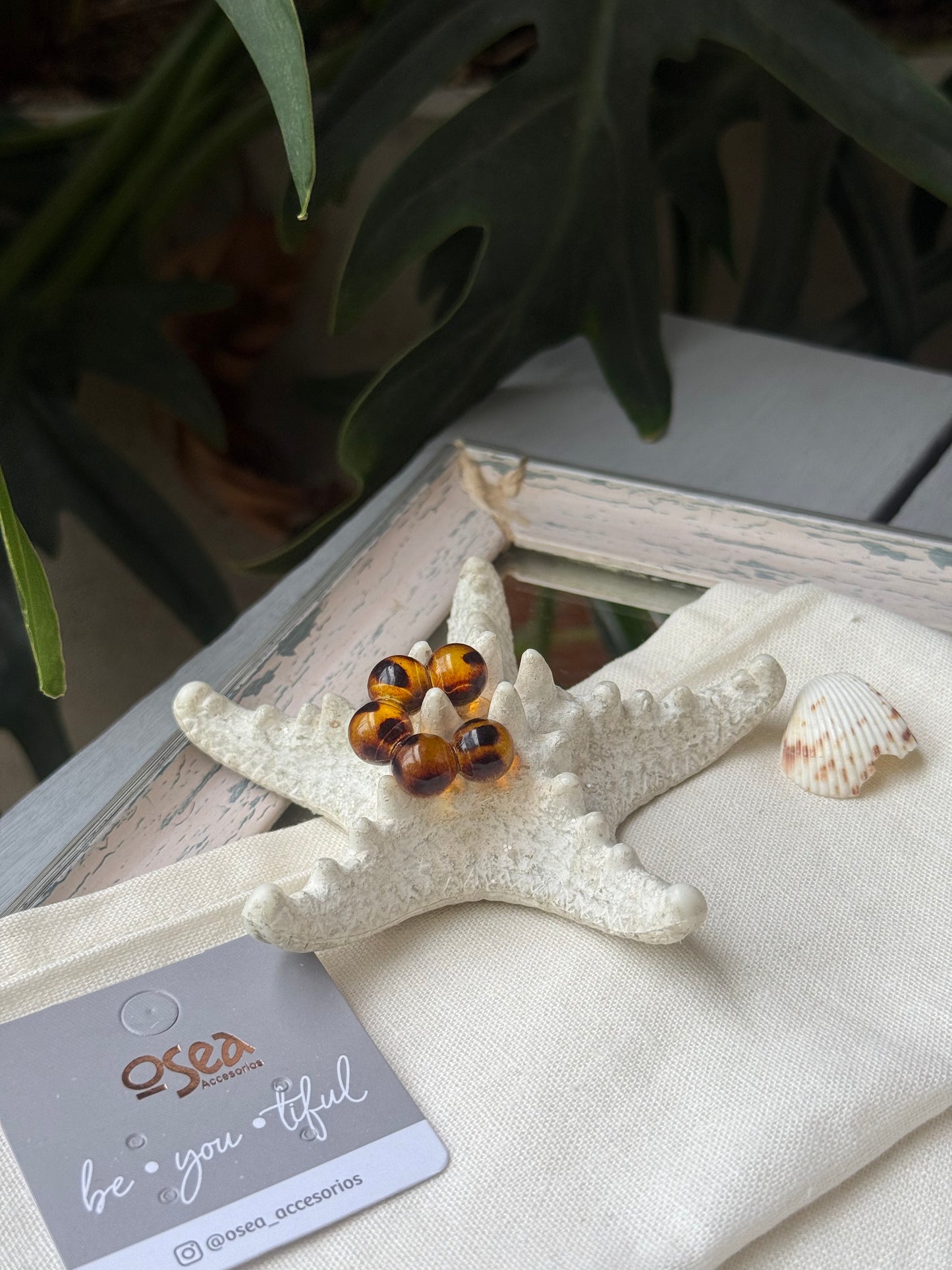 Earcuff en animal print