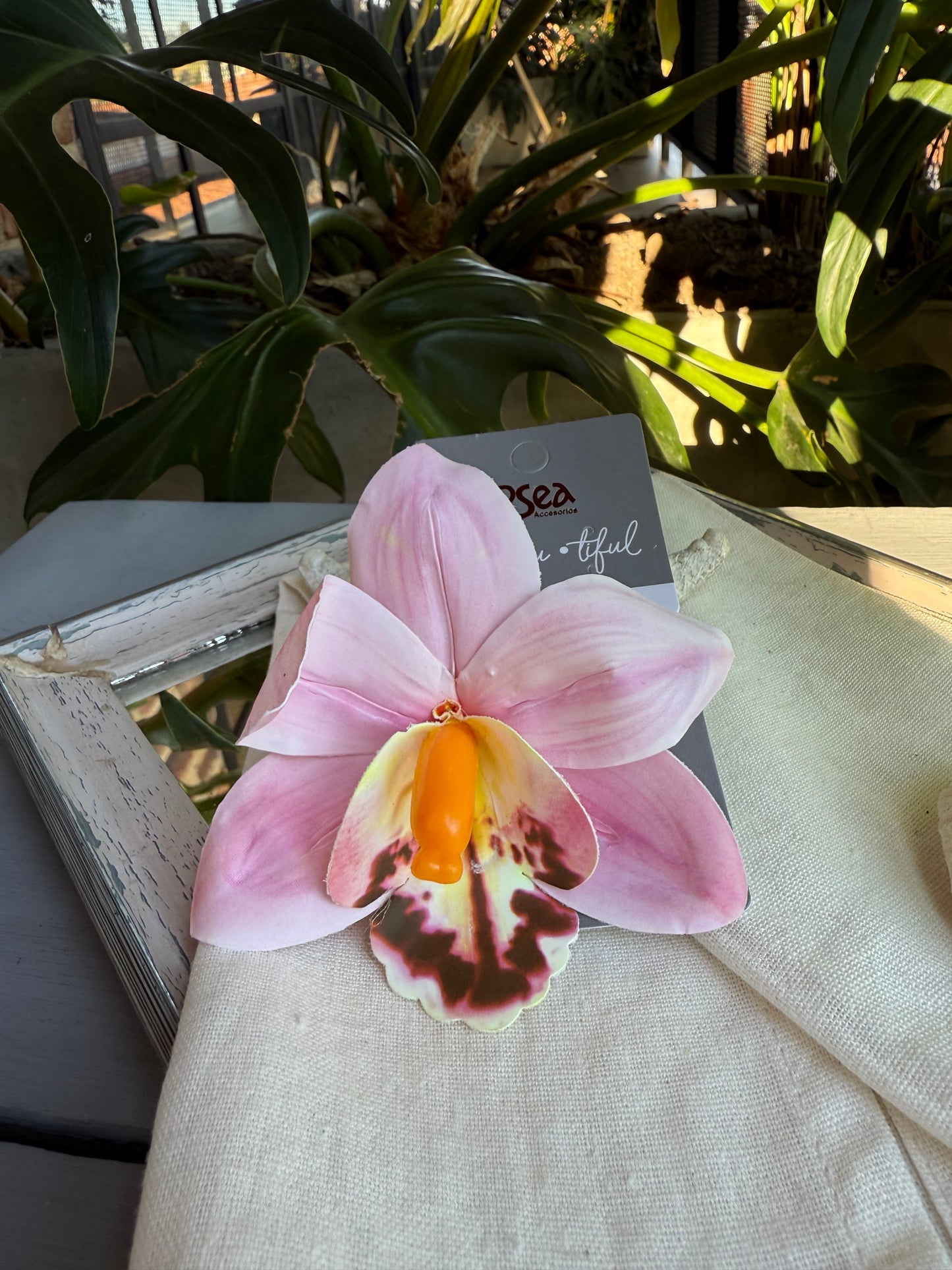 Flor con pinza pico de loro