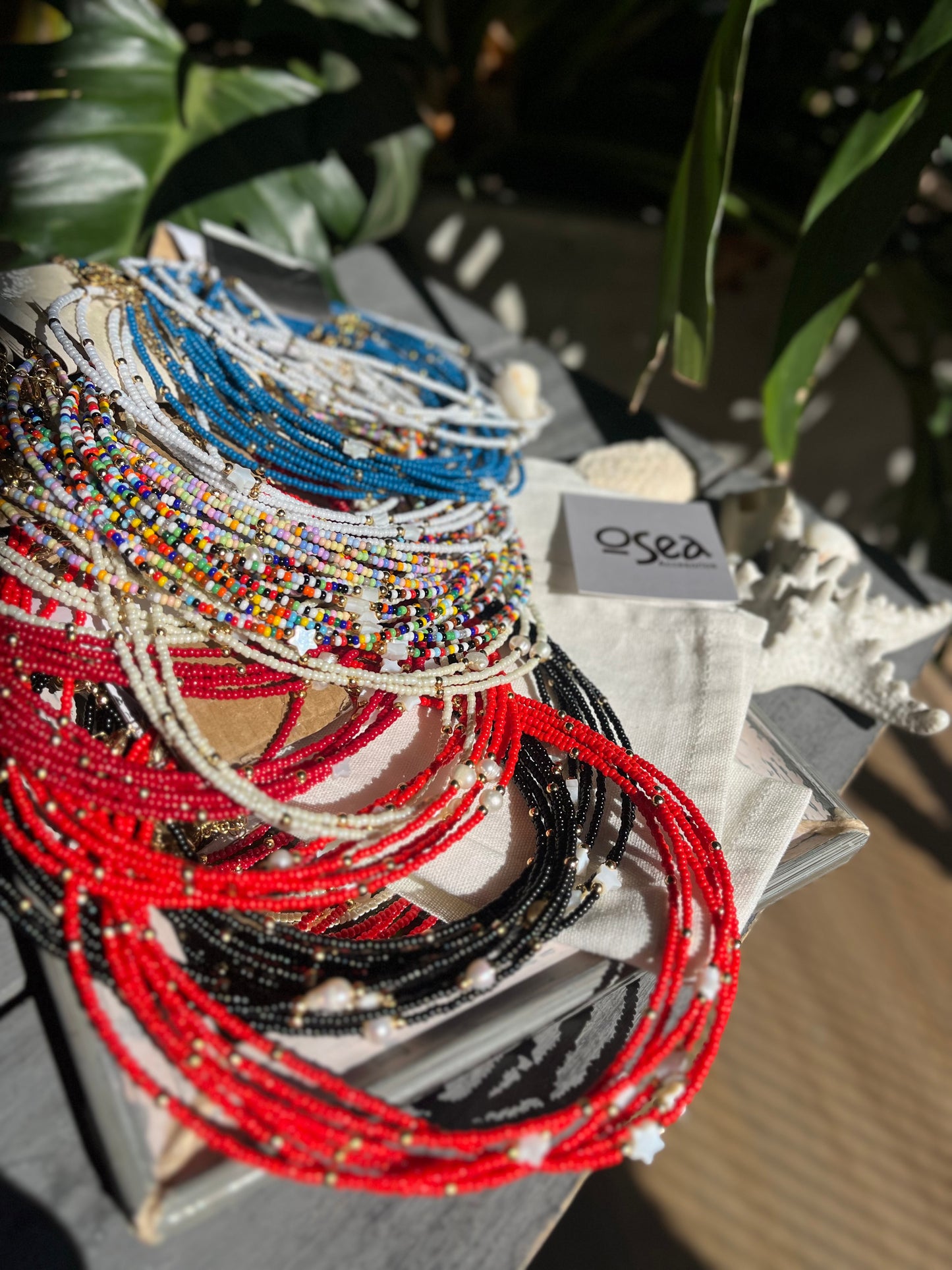 Choker mostacilla dije perla