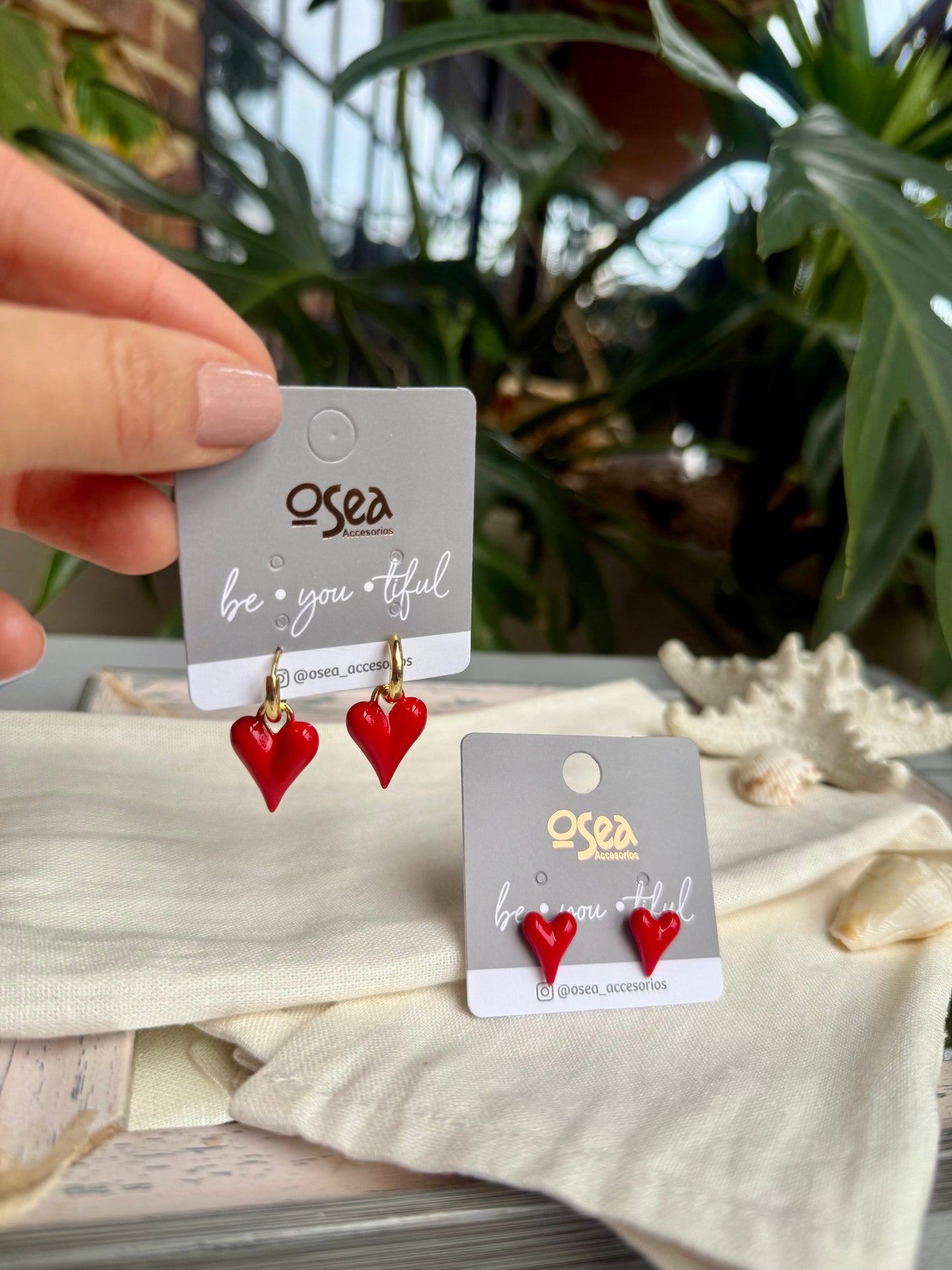 Candonga corazón rojo