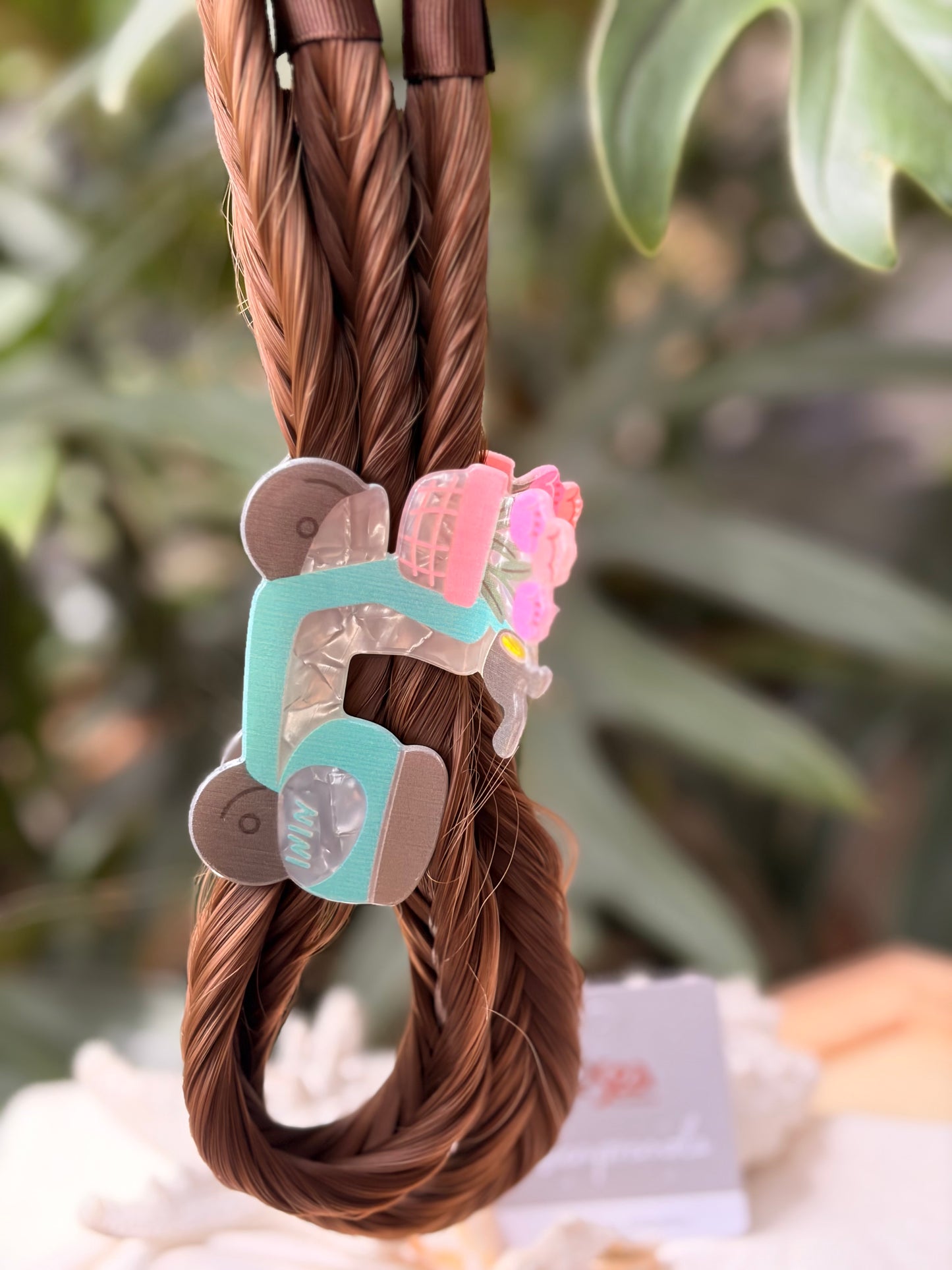 Caimá hair clip de moto vespa tipo nácar