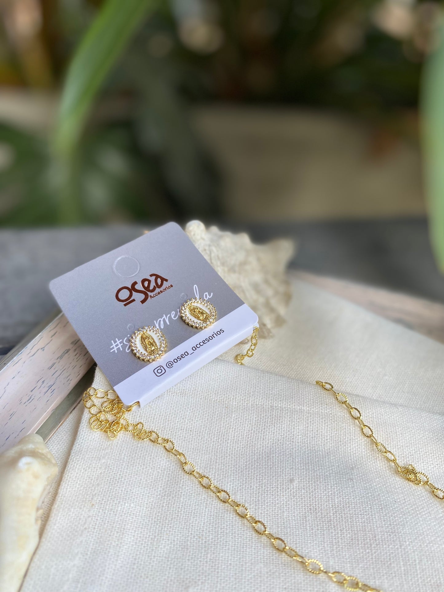 Set cadena y topos Virgen de Guadalupe