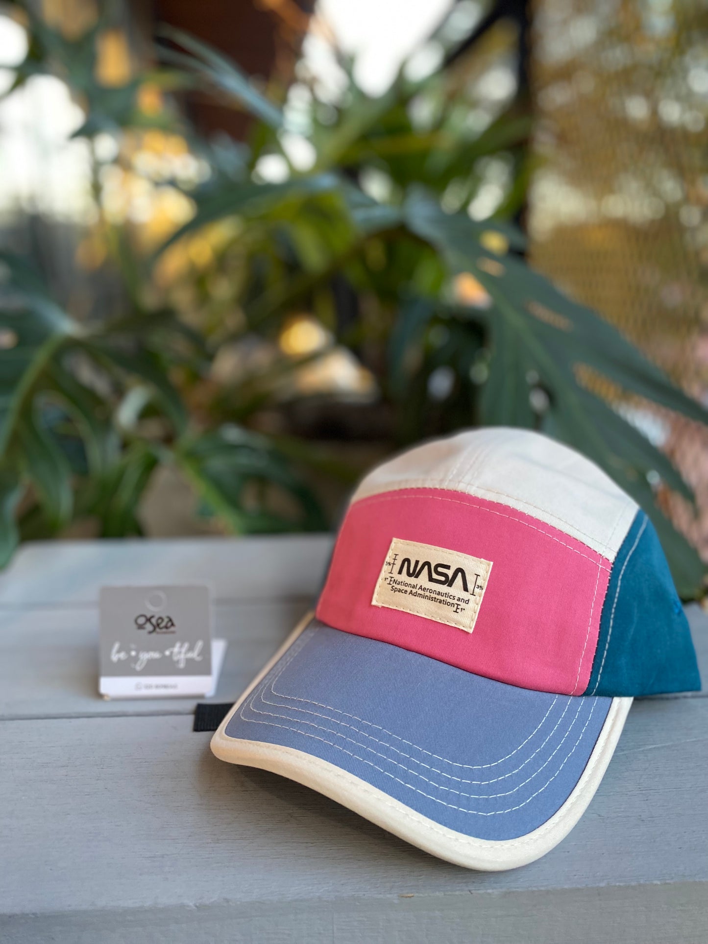 Gorra nasa combinada en drill