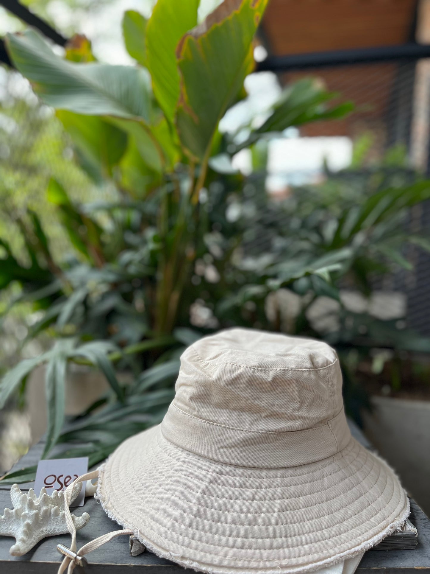 Gorro Bucket hat en dril fondo entero