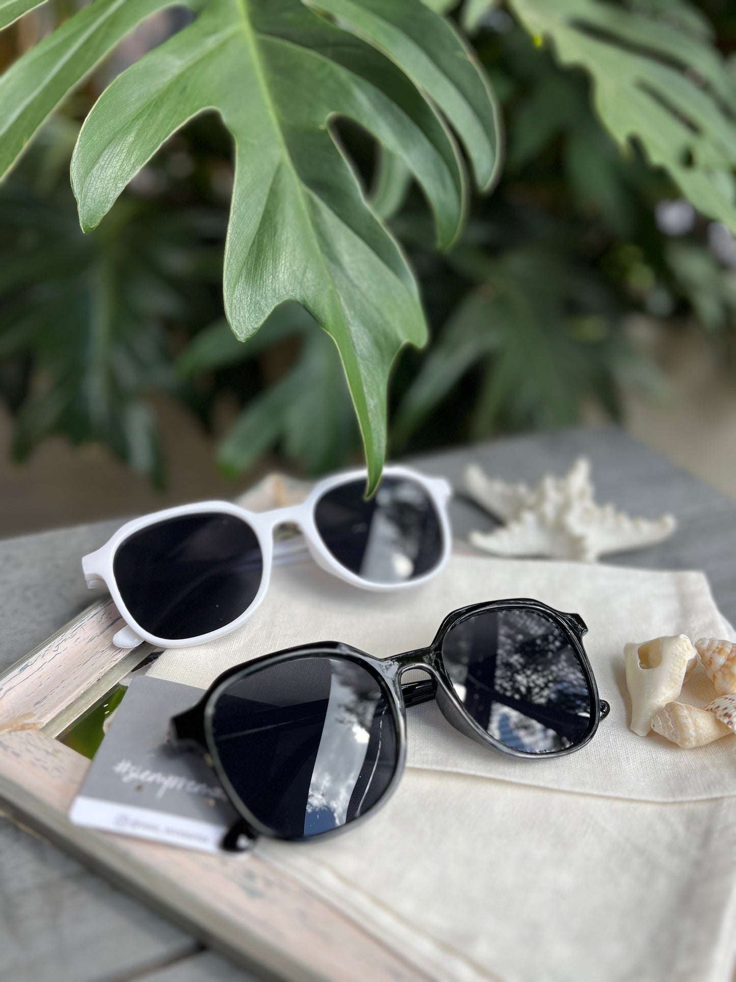 Gafas de sol en pasta