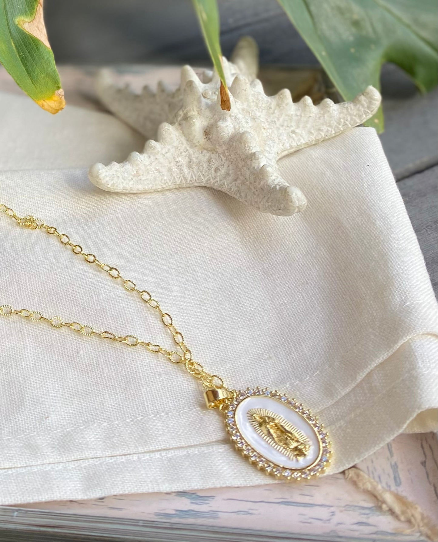 Set cadena y topos Virgen de Guadalupe