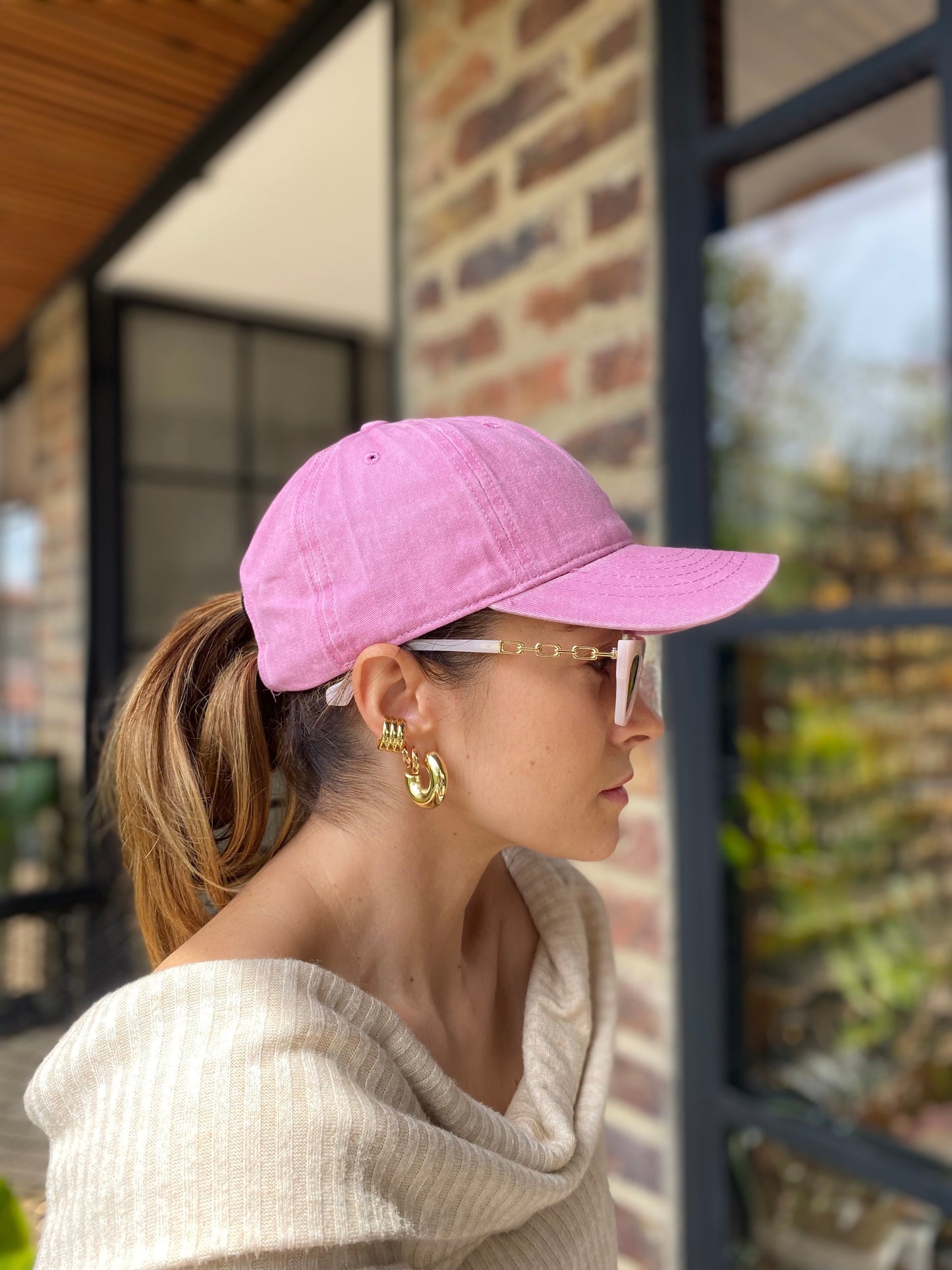 Gorra en drill delgado prelavada