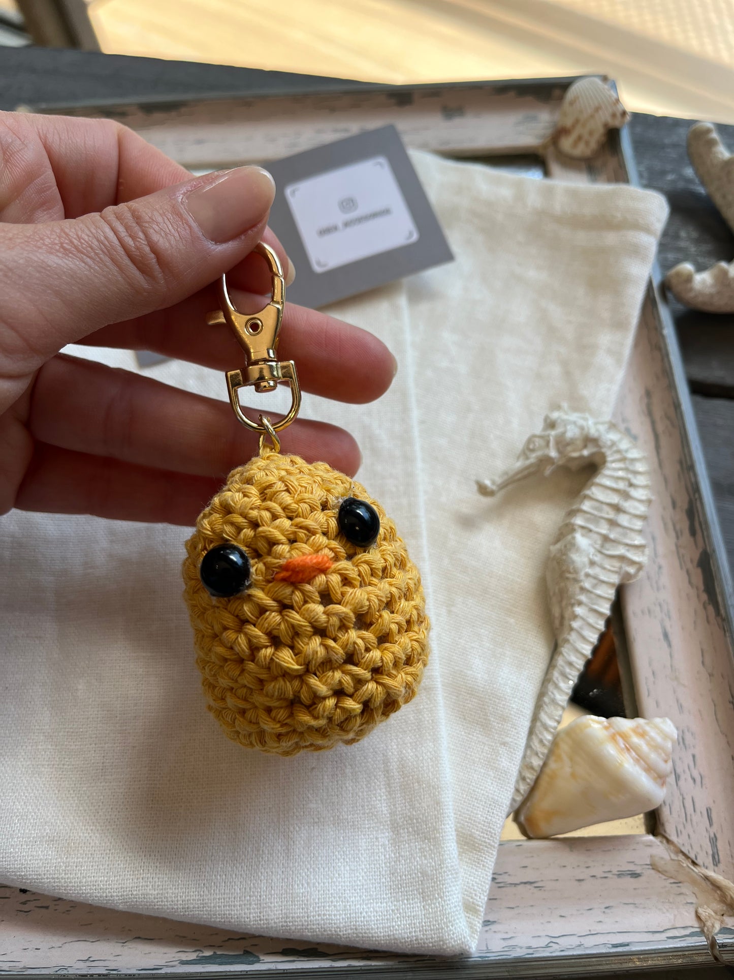 Llavero en crochet