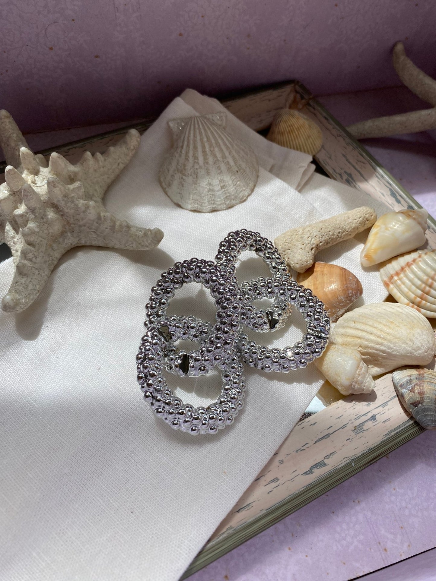 Aretes en fantasía aros - Osea accesorios