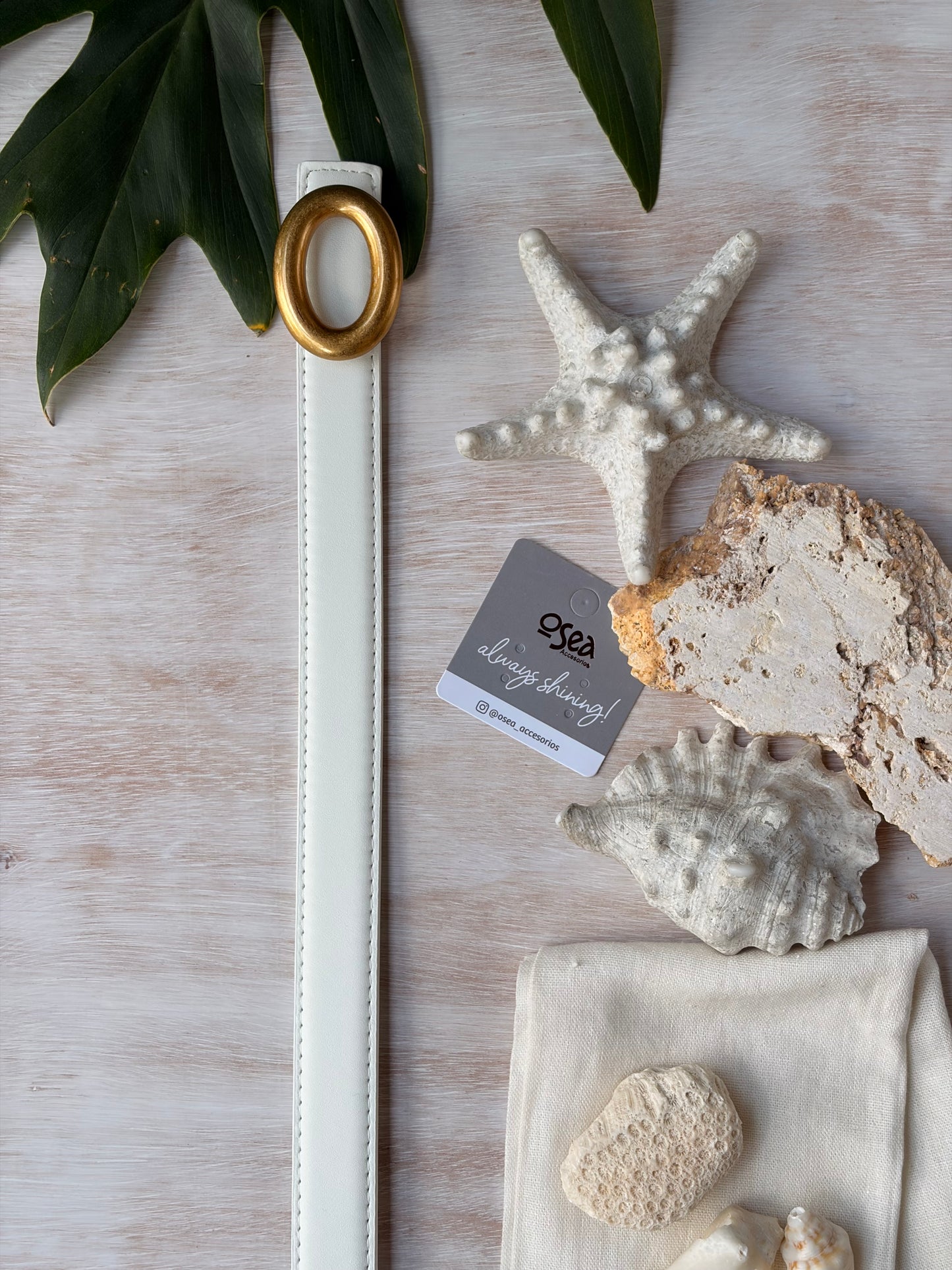 Correa de lujo sintético tonos tierra