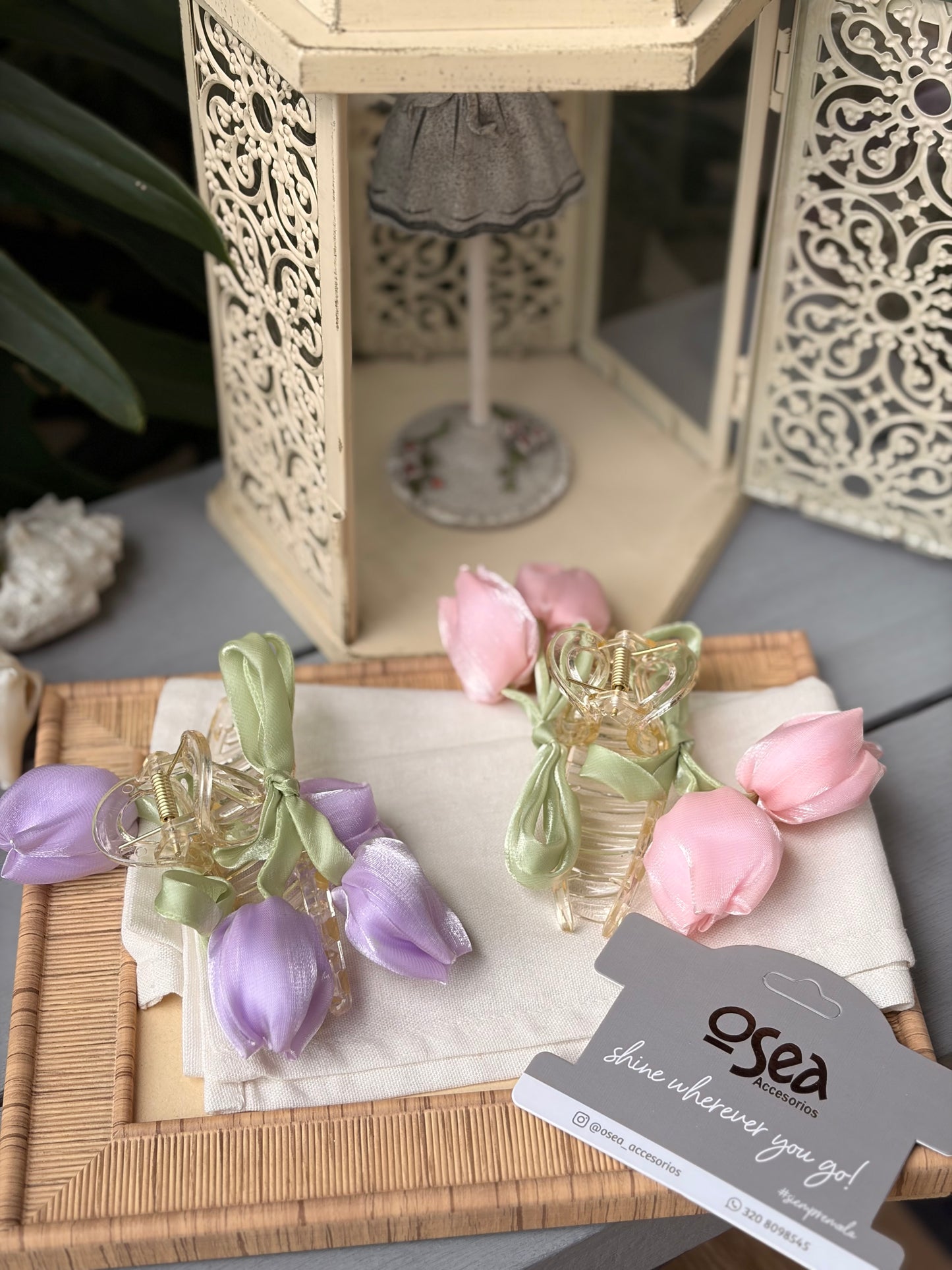 Caimán tulipanes colgantes