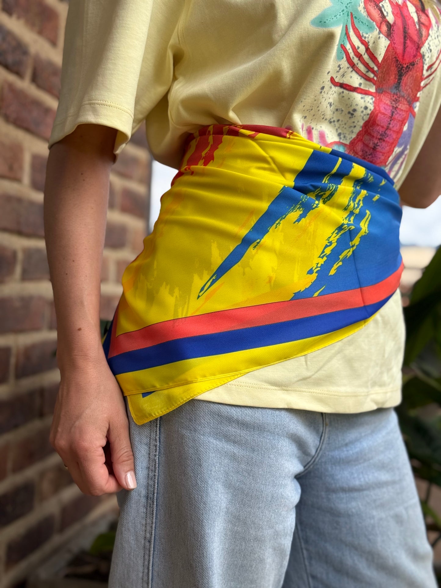 Pañoleta seda 70x70 Colombia 🇨🇴