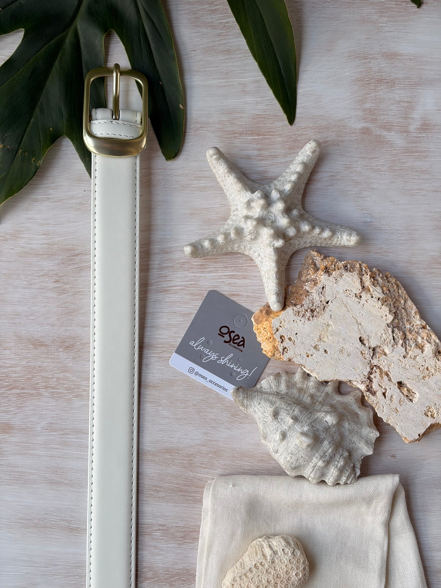 Correa de lujo sintético hebilla rectangular