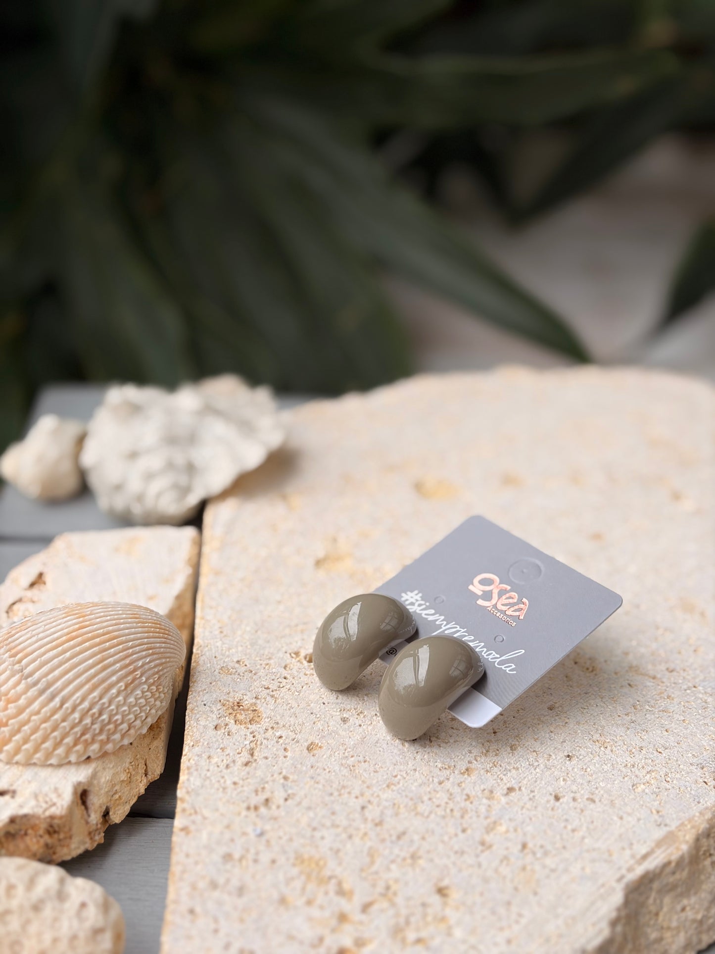Topo semi candonga en resina colores tierra