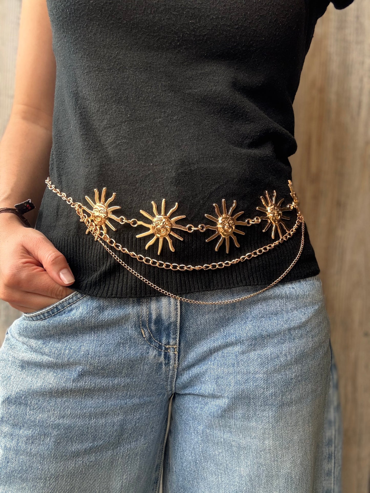 Correa metálica cadena