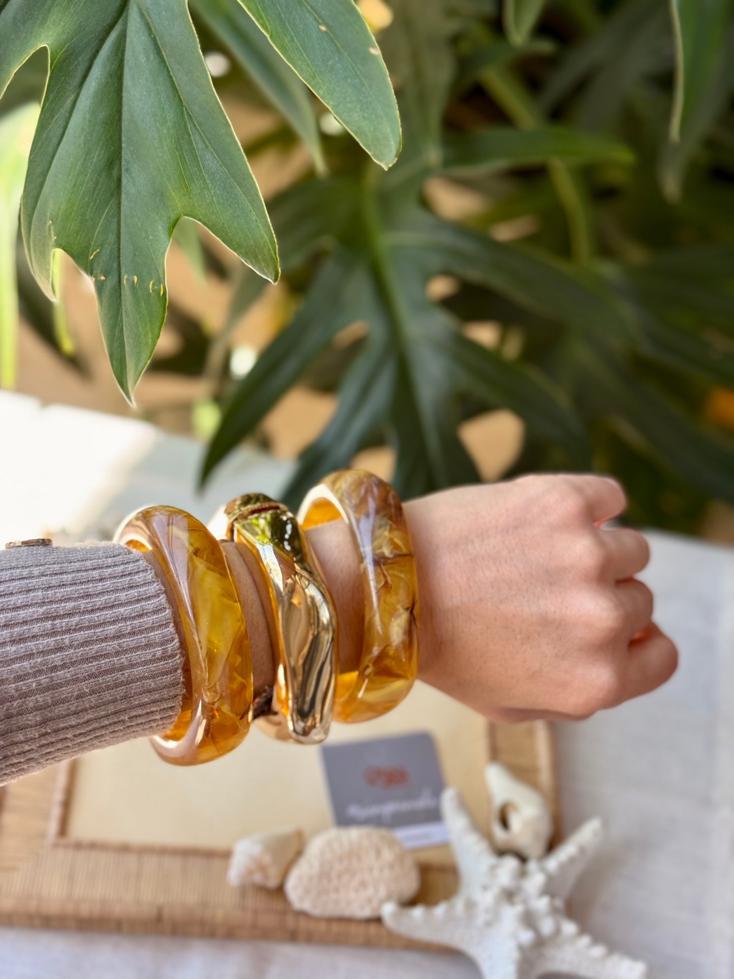 Set de aros por tres