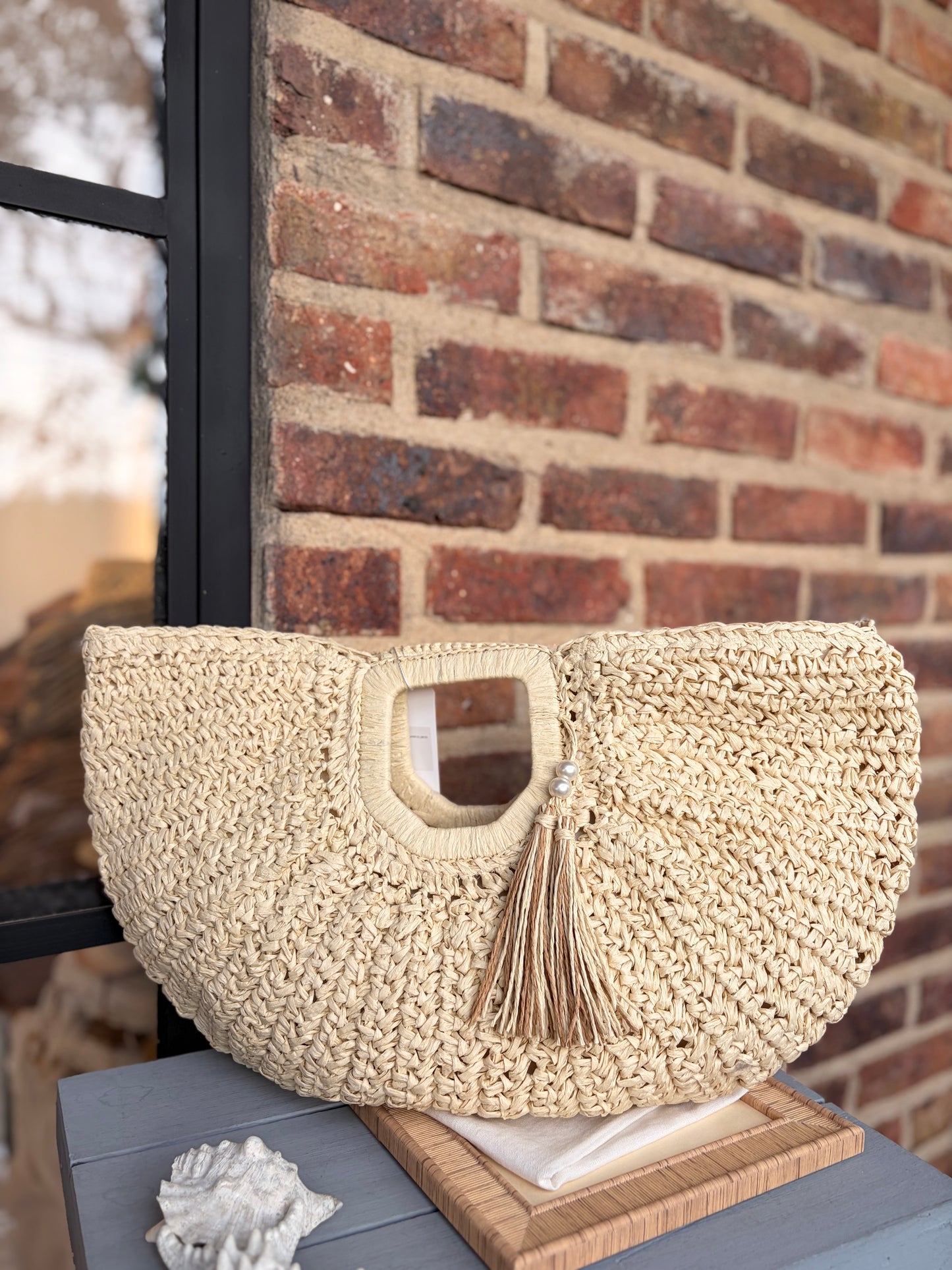 Maxi cartera de lujo en fique