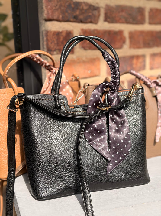 Bolso manos libres con pañoleta