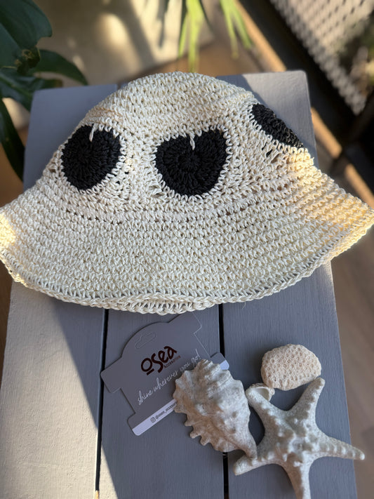 Bucket hat fique corazones