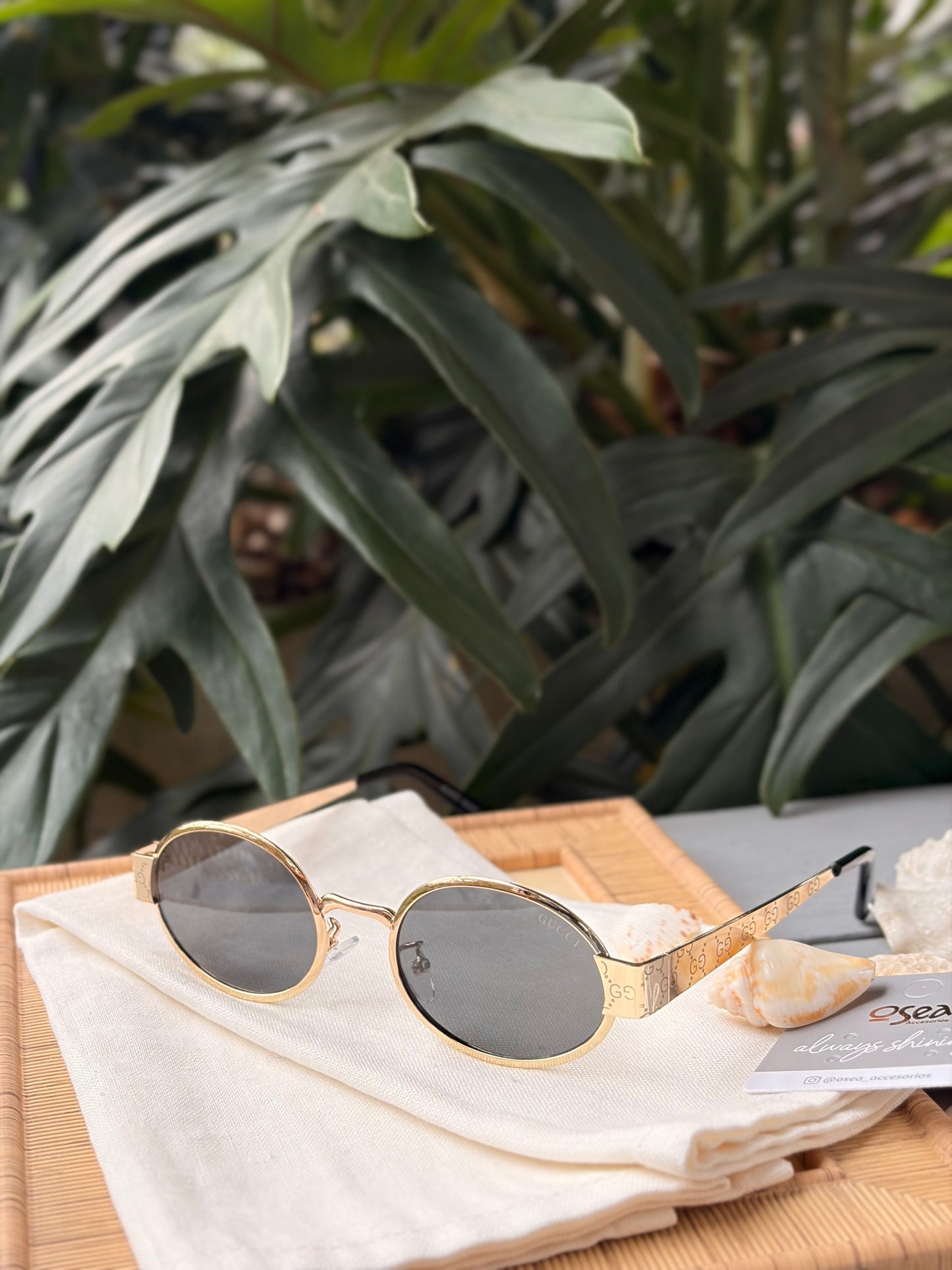 Gafas de sol semi ovaladas