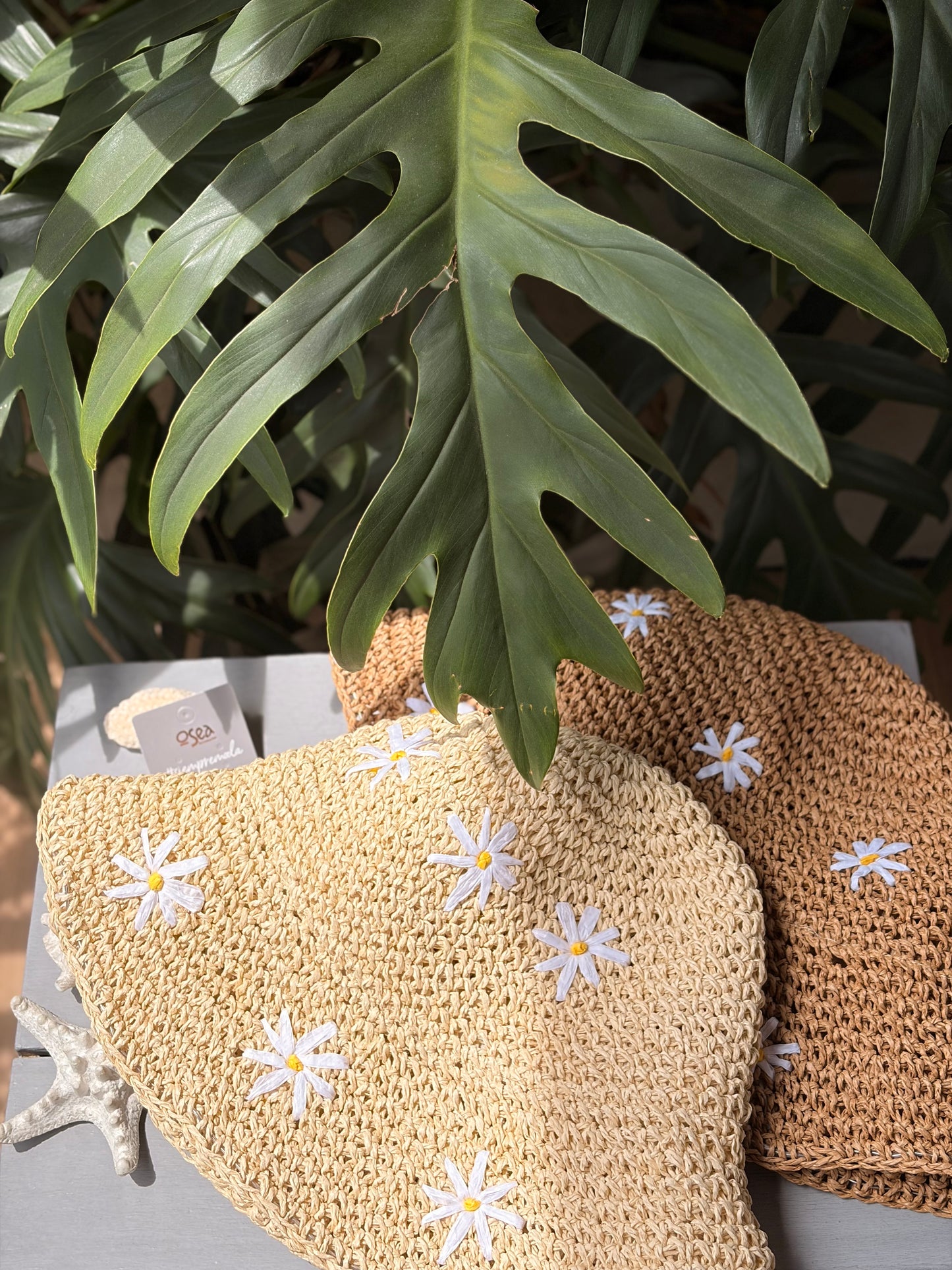 Sombrero bucket hat margaritas en fibra