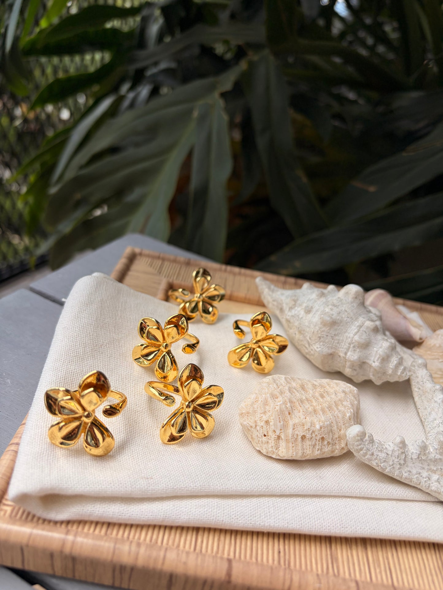 Anillo media flor