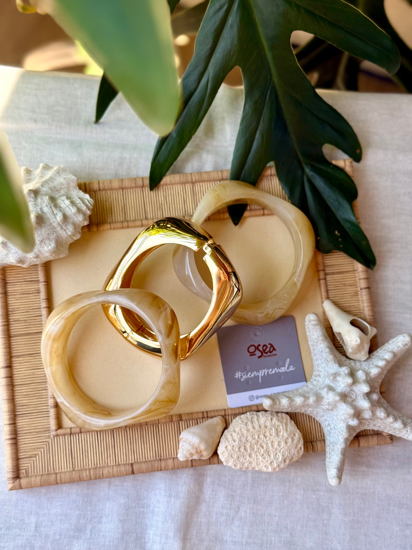 Set de aros por tres