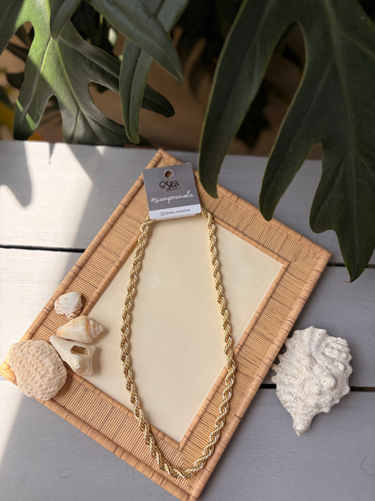 Cadena rodinada trenzada